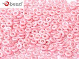 2x4mm O Bead in Pastel Pink