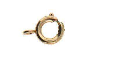 7mm Bolt Ring in Gold Plate