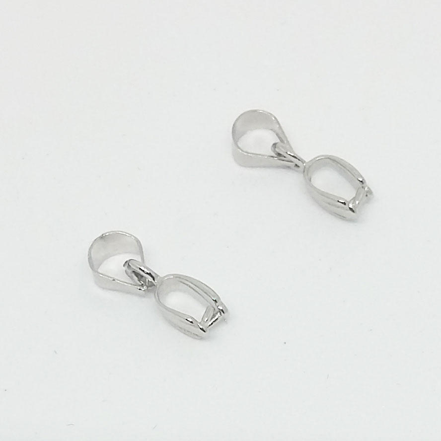 15mm Ice Pick Bail - Silver Plated