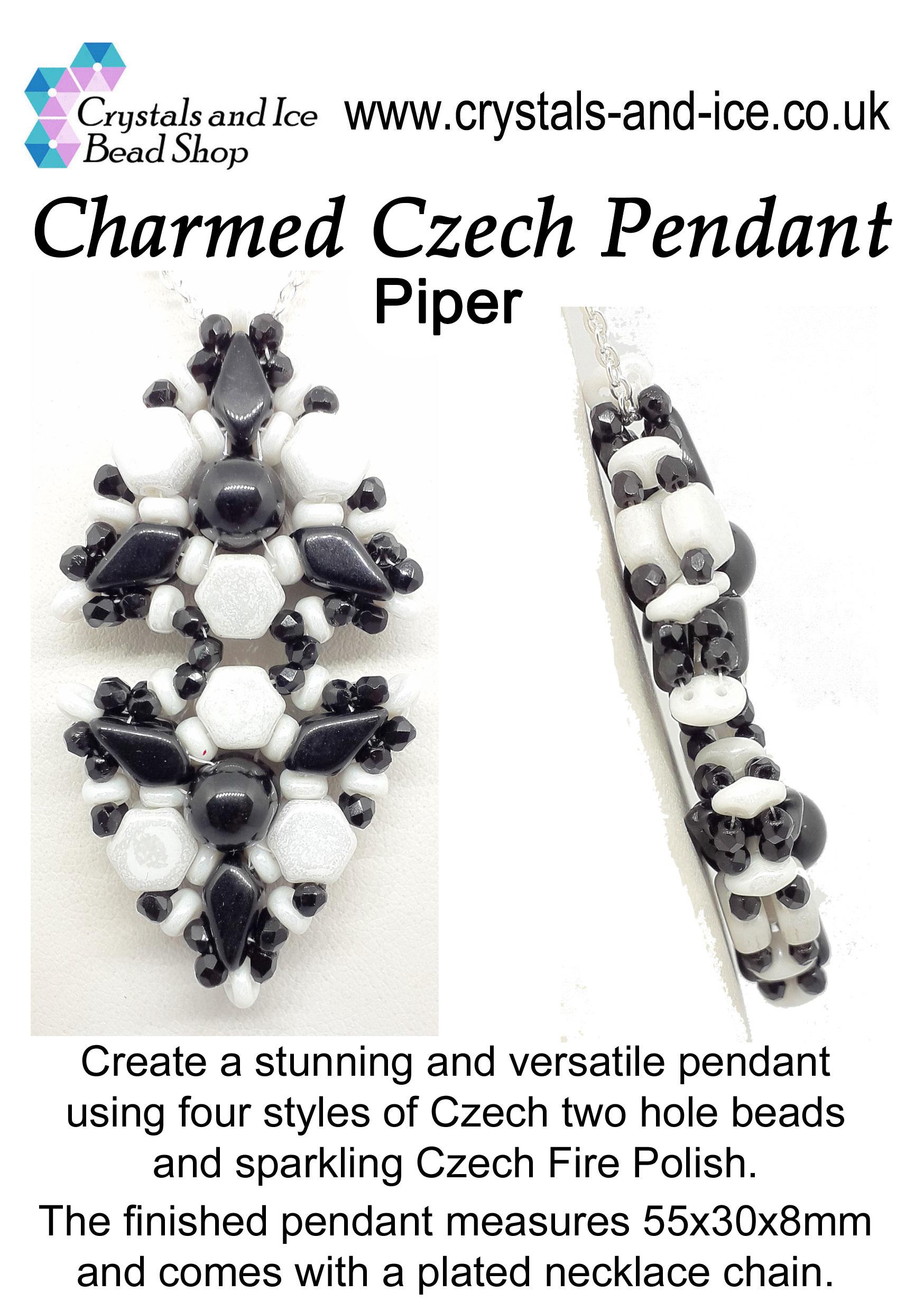 Charmed Czech Pendant Kit - Piper