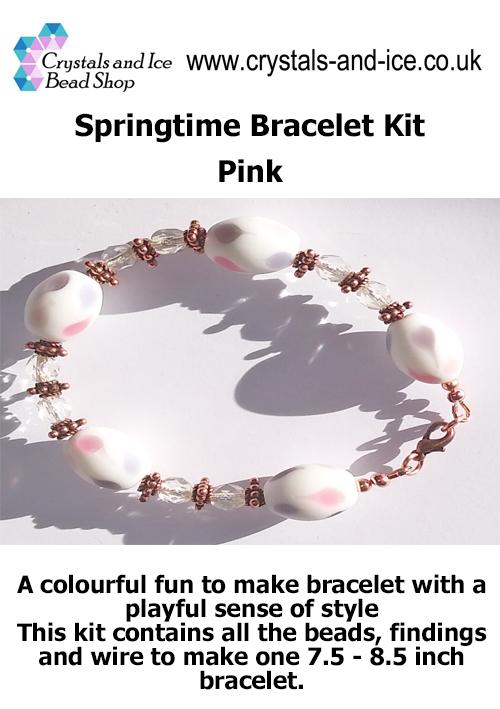 Springtime Bracelet Kit - Pink