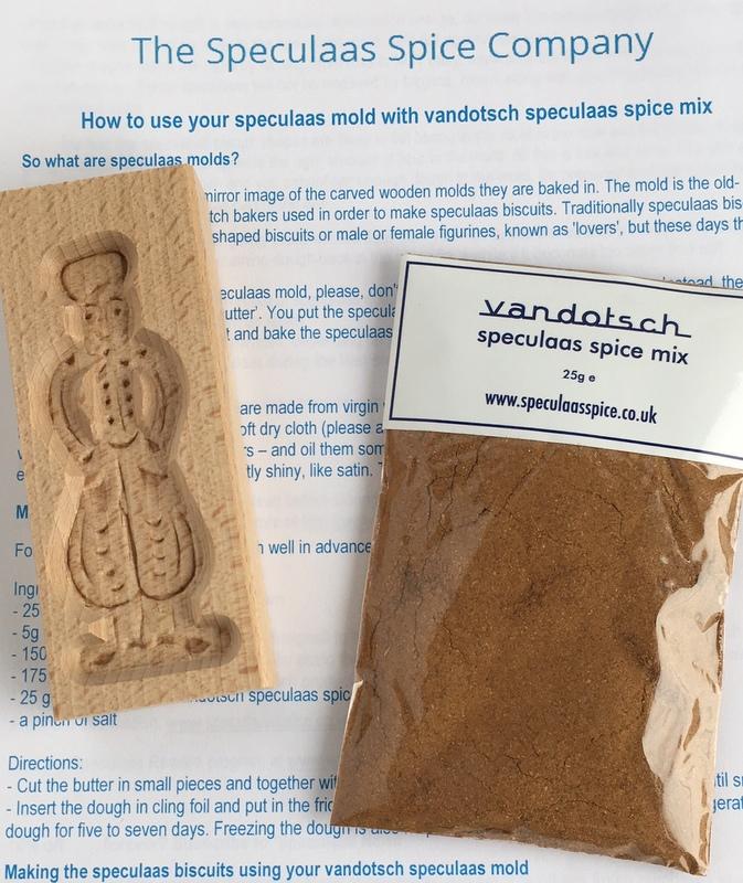 Man mould and vandotsch speculaas spice pack