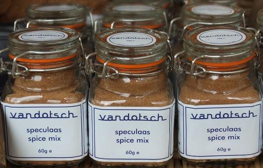 vandotsch speculaas spice jars on speculaas spice home page