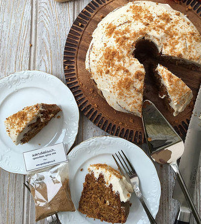 Carrot and Fresh Coconut Cake Recipe