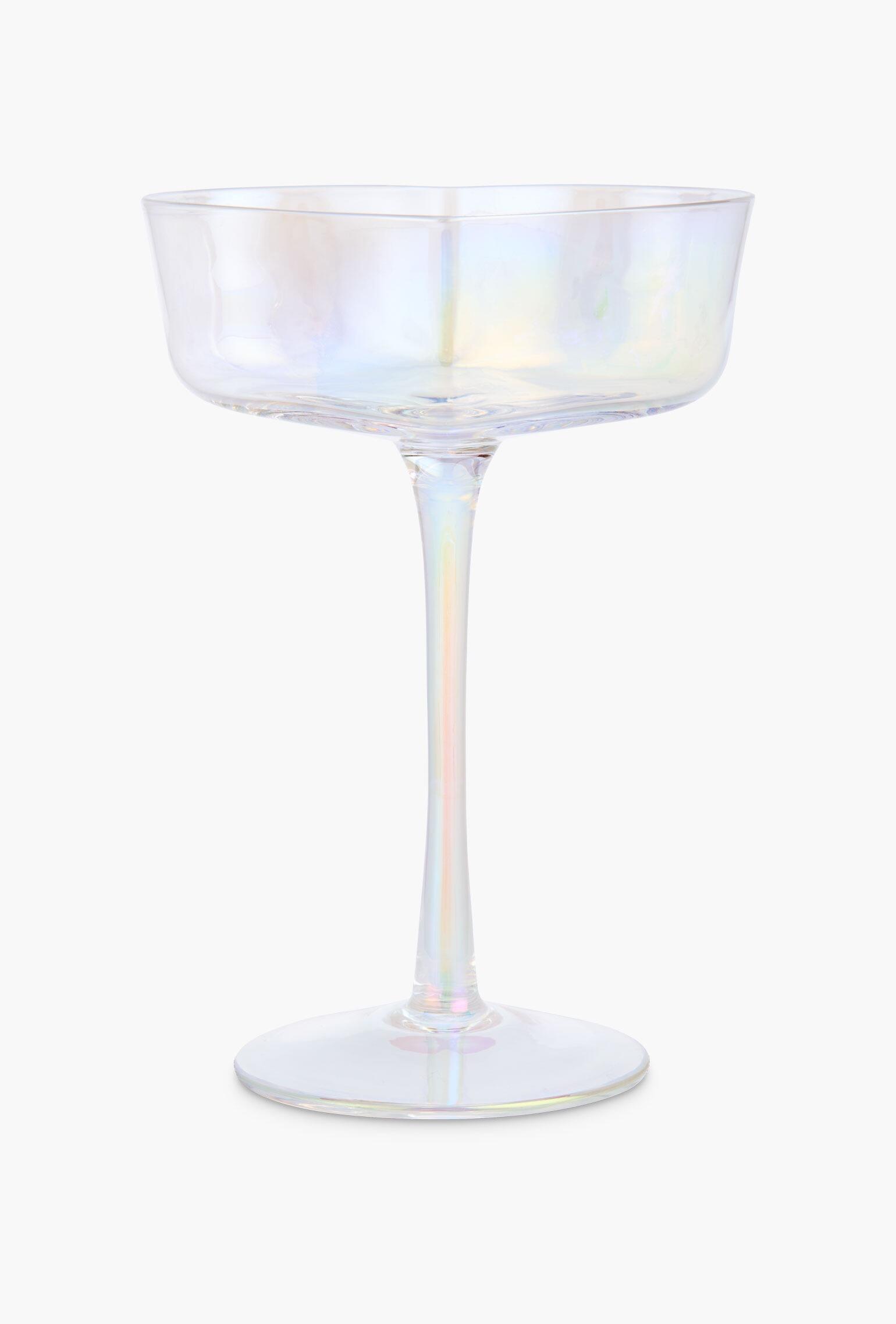 Heart Shaped Glass Coupes