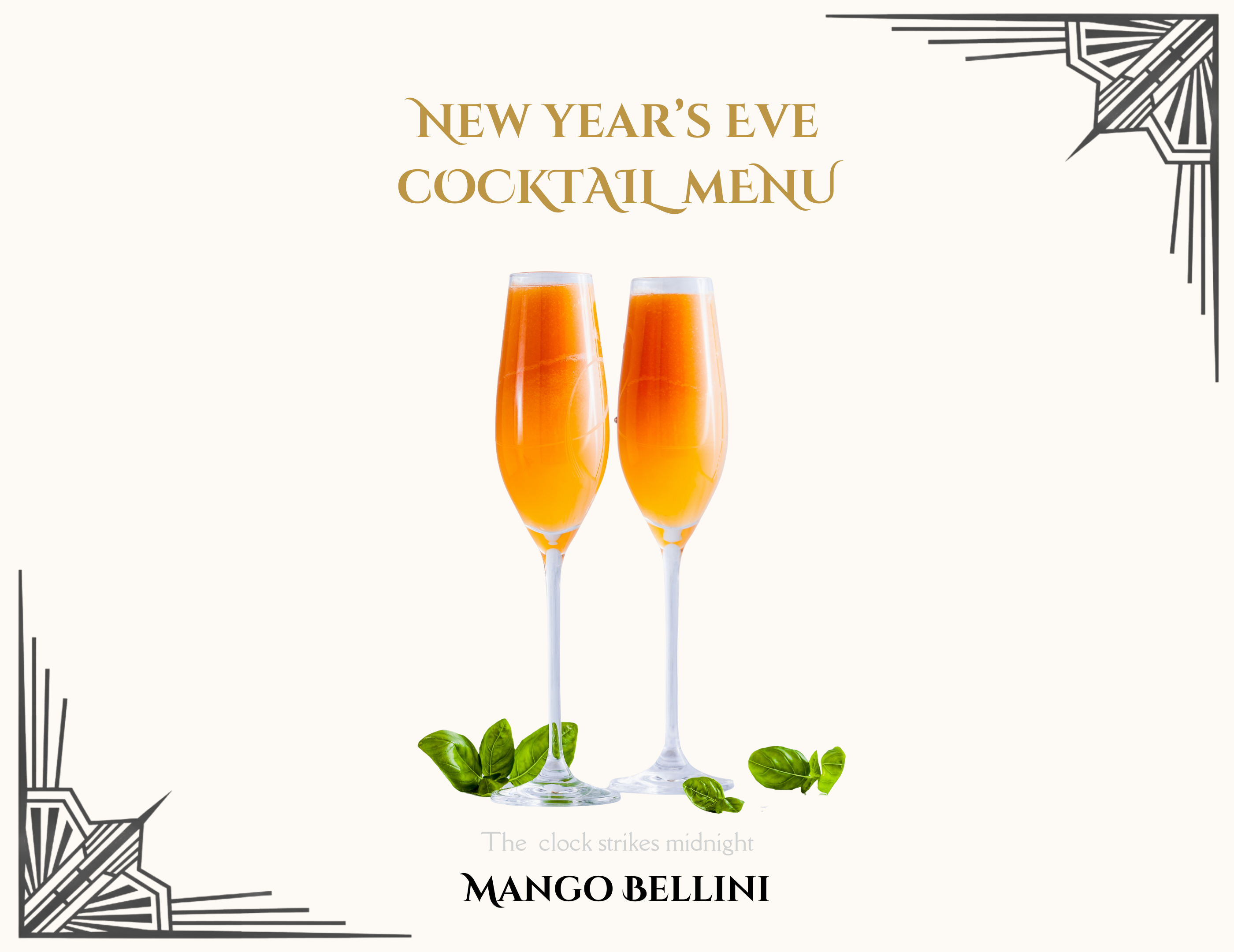 new years eve bellini recipe