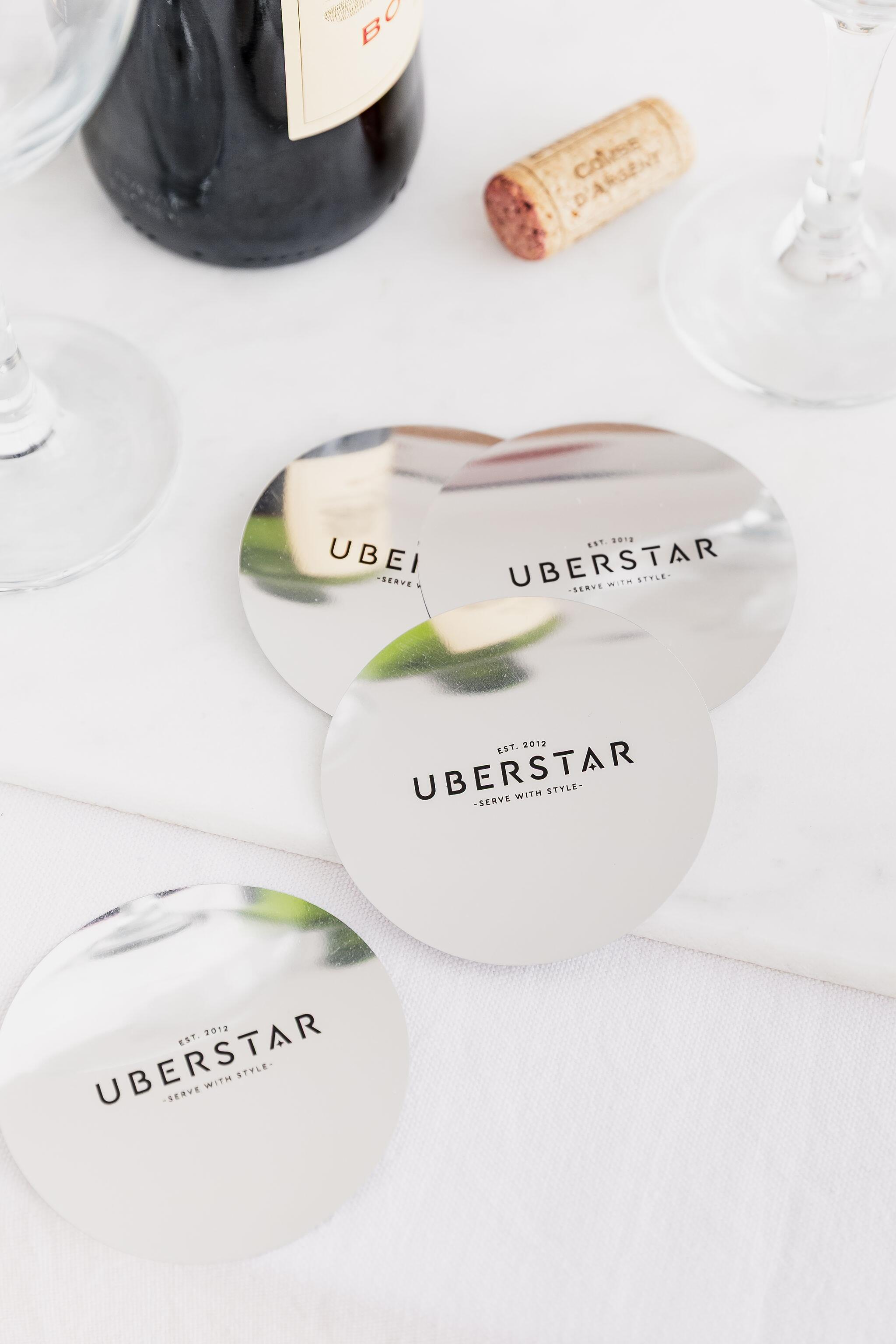 Silver Wine Pourer Discs