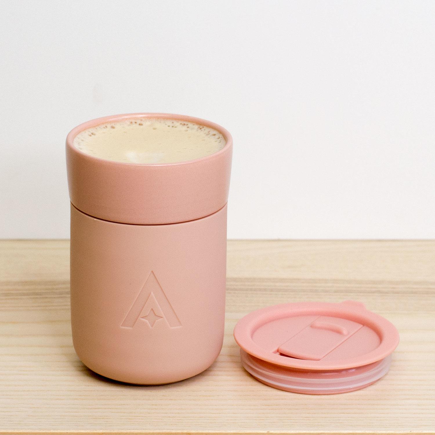 Carry Cup - The universal mug for use at home or on the move (Blush Pink)