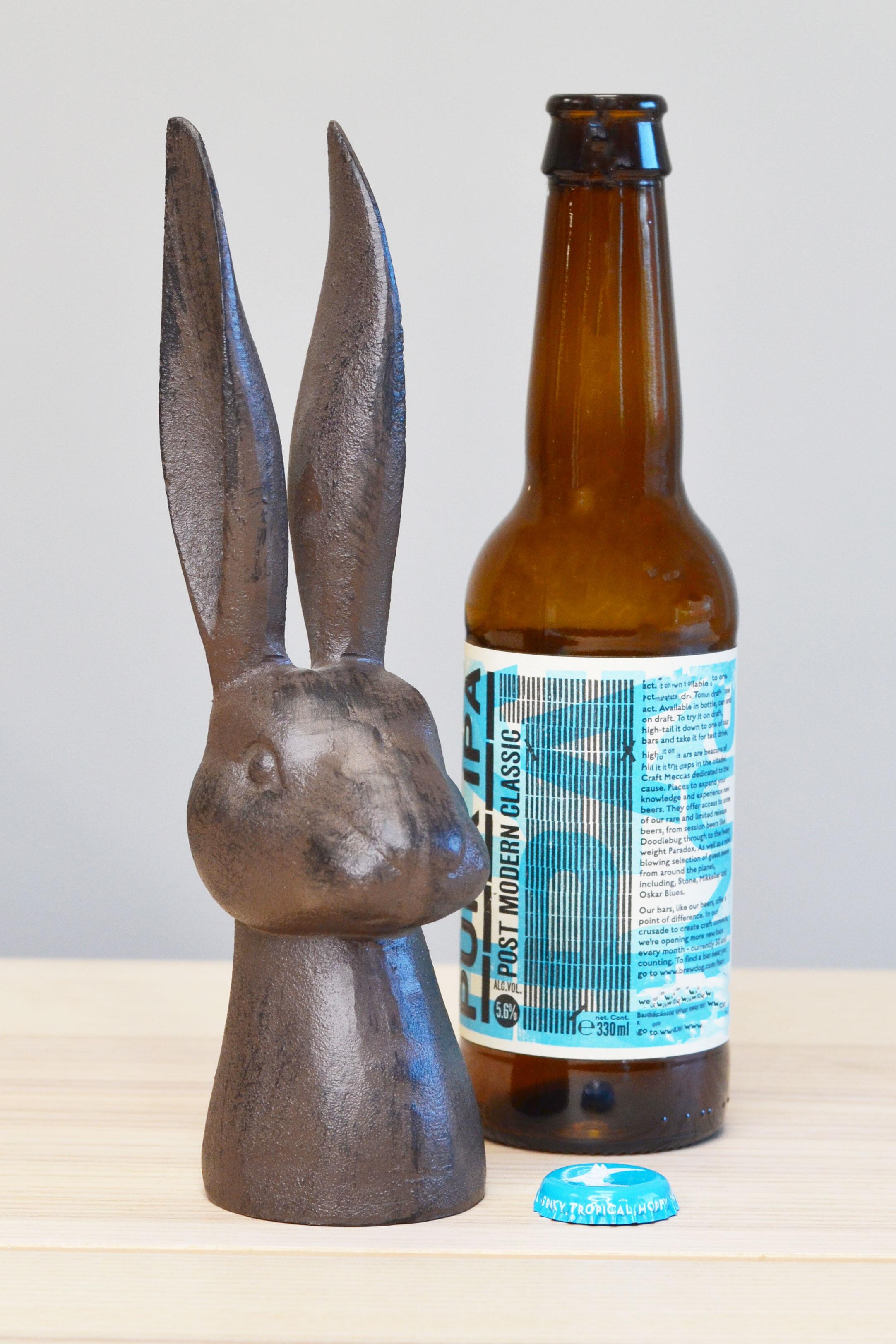 Cast Iron Hare Bottle Opener