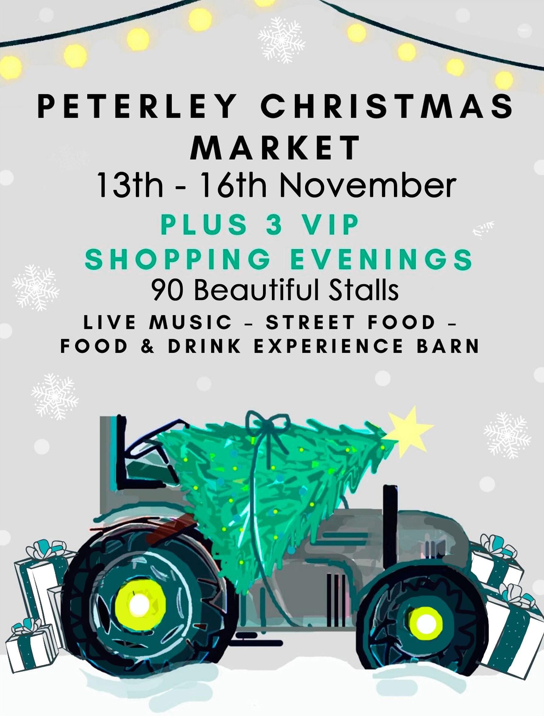 uberstar peterley manor farm christmas market 2025