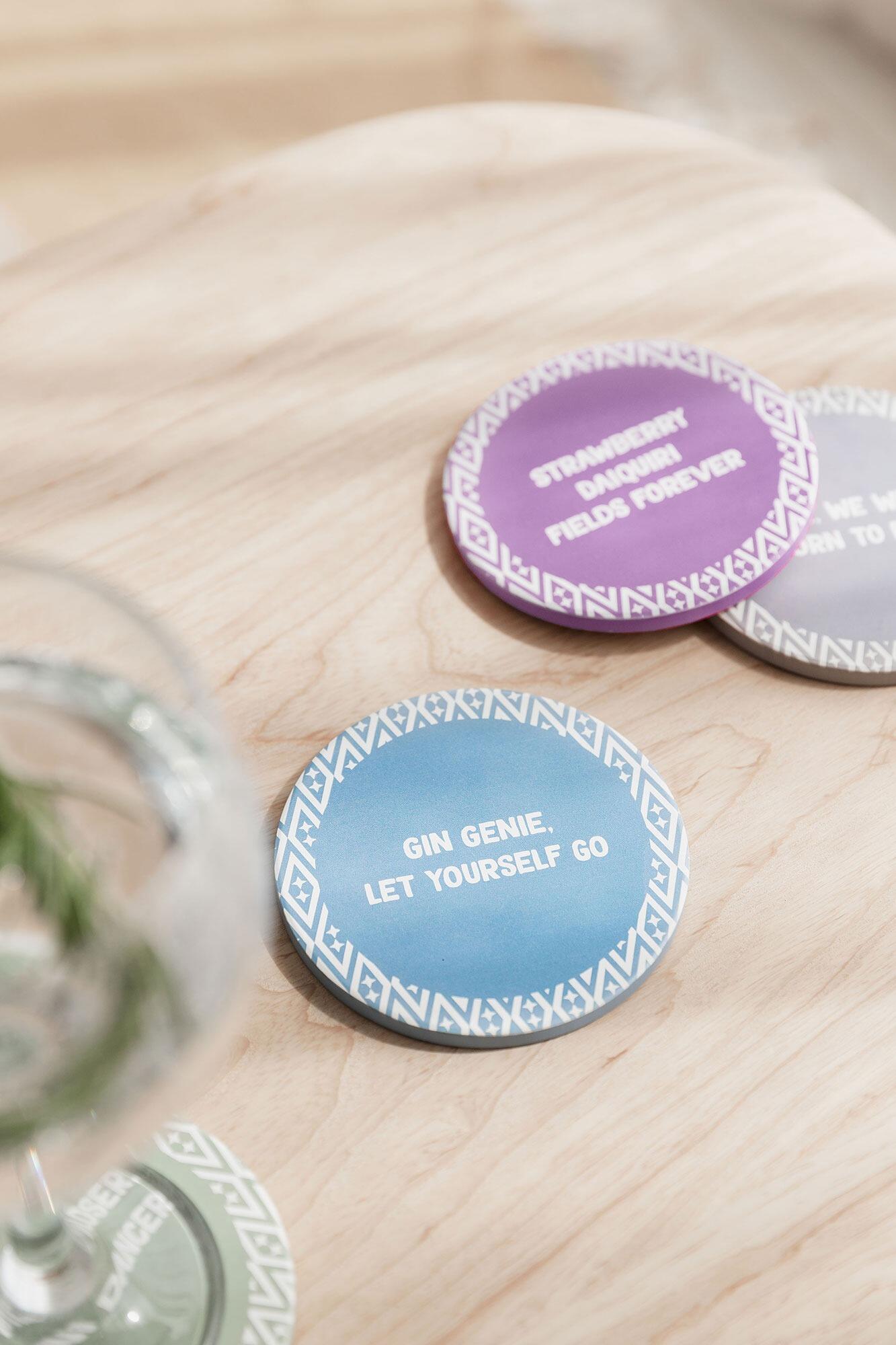 Record Coasters Set of 4