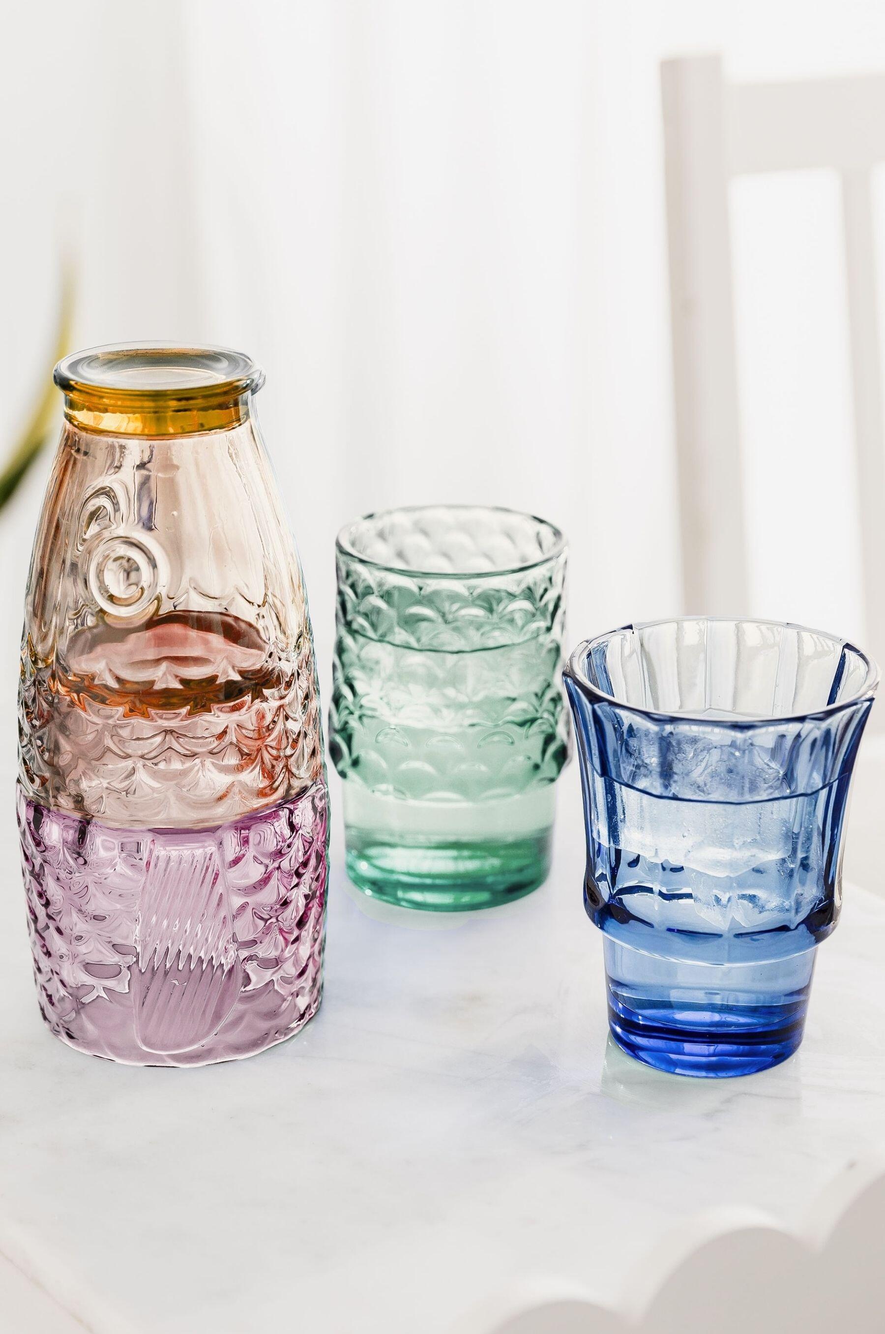 Rainbow Fish Stacking Glasses