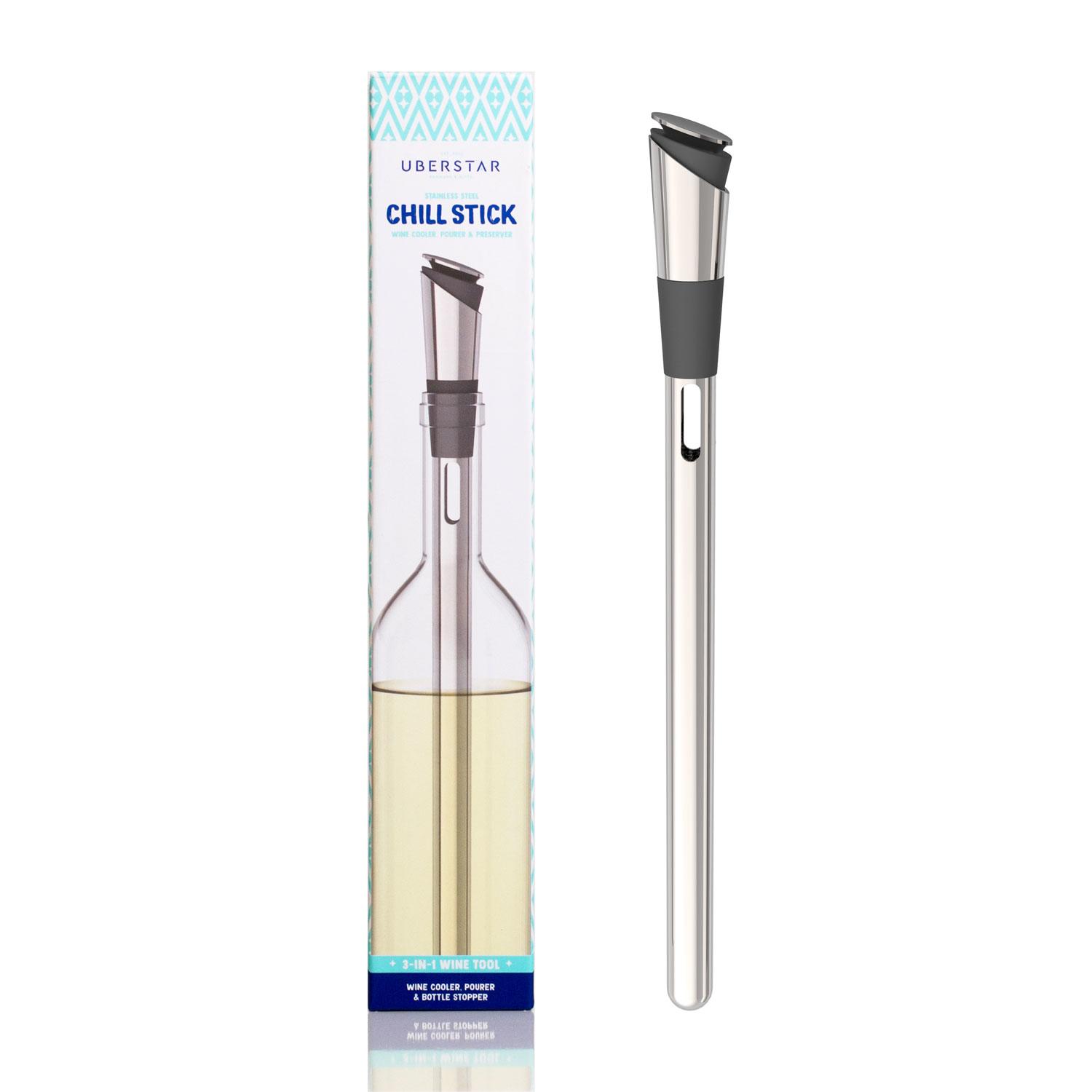 Uberstar Stainless Steel Wine Chill Stick - Only £19.99