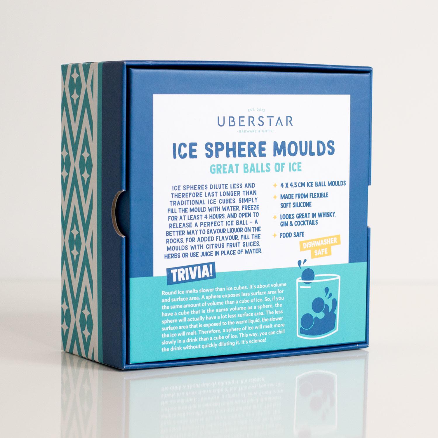 Uberstar Ice Sphere Moulds - Only £14.99