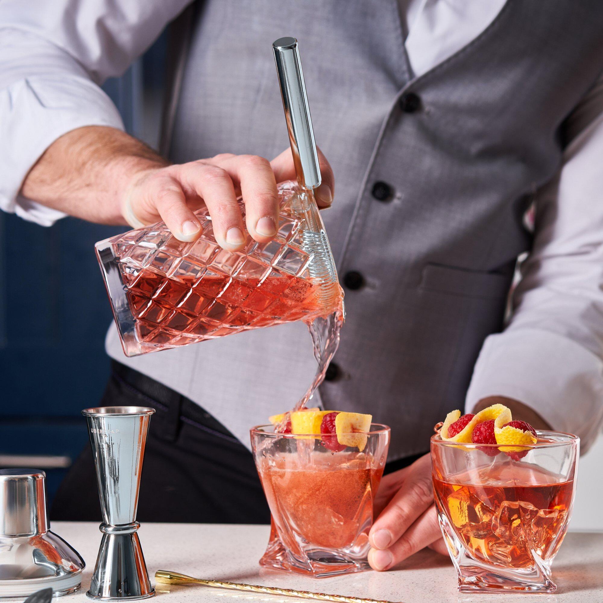 Silver cocktail strainer uberstar