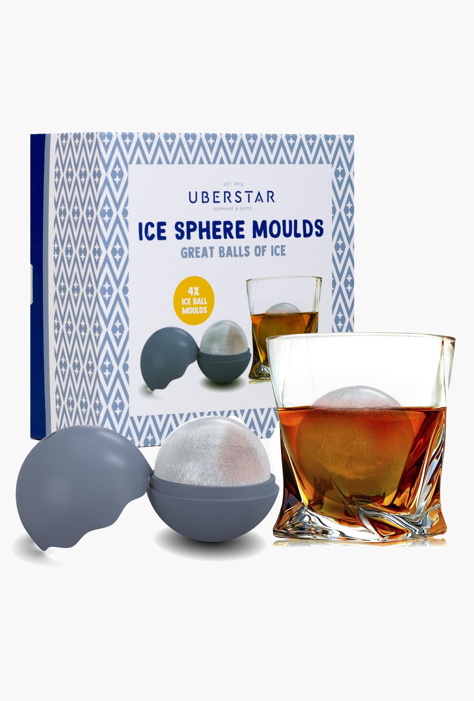 UBERSTAR Ice Sphere Moulds - Blue Fathers Day