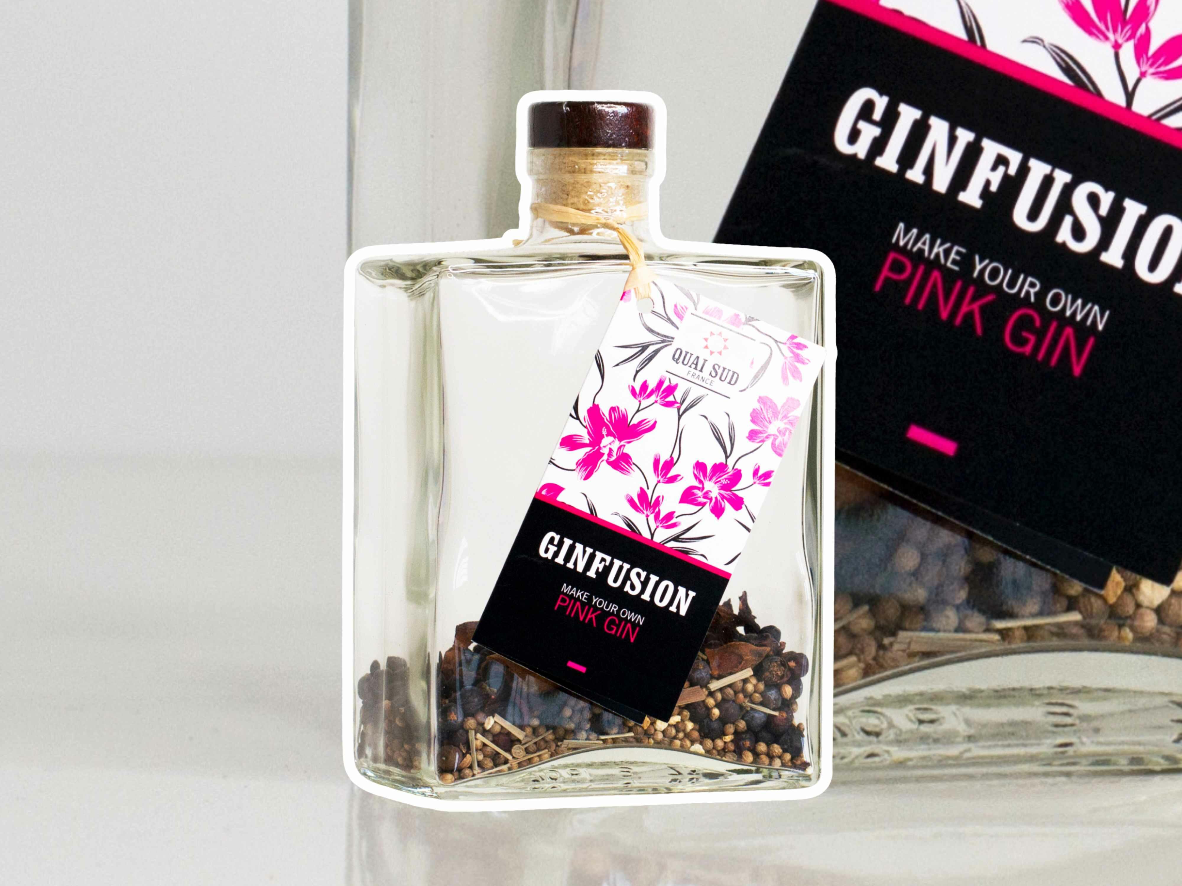 best teacher gift pink gin