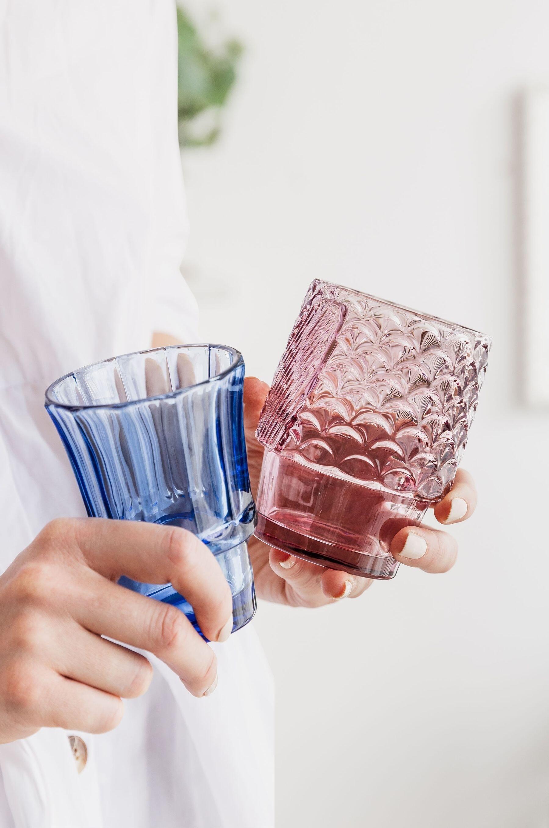 Fish Stacking Glasses Rainbow