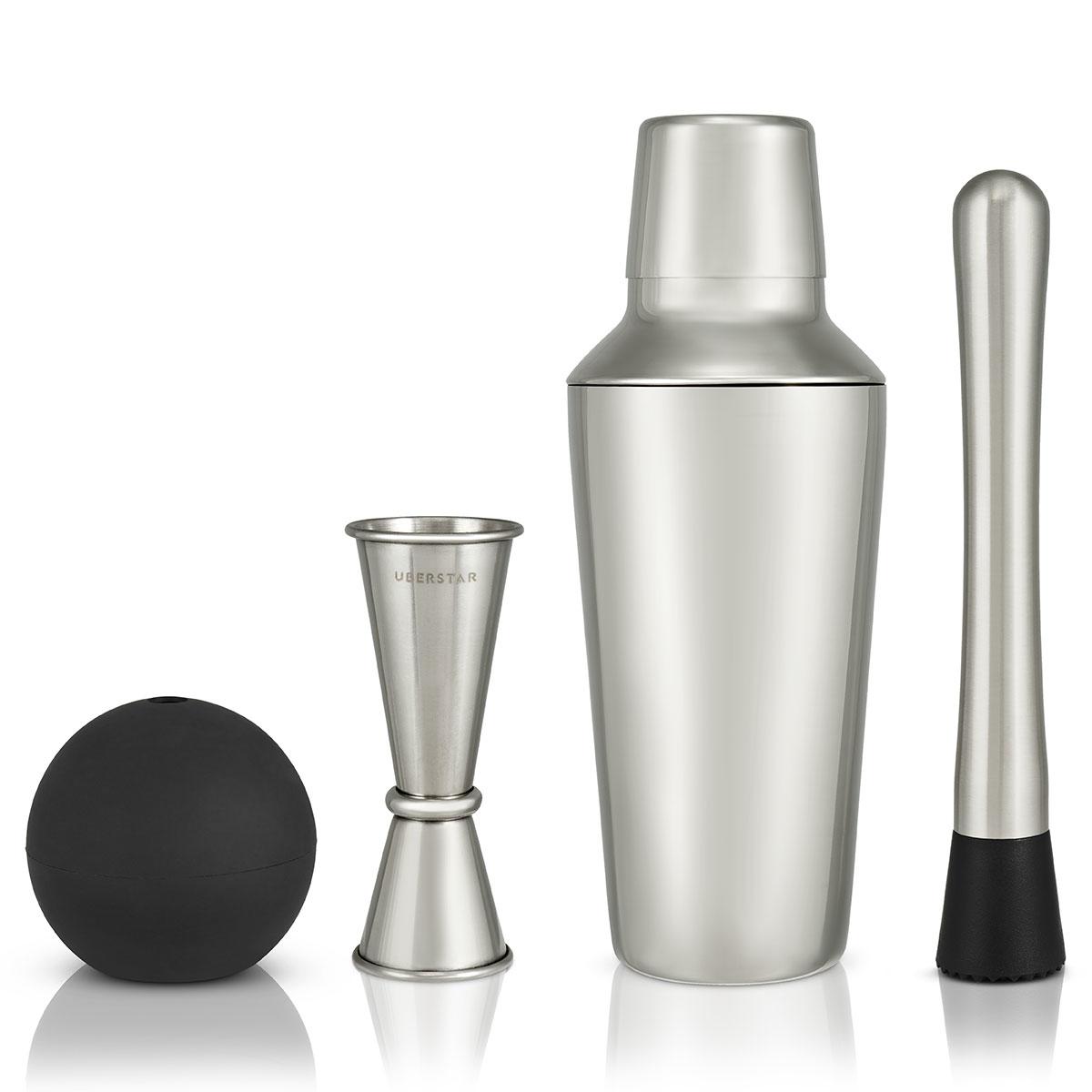 Cocktail Master Gift Set - Silver