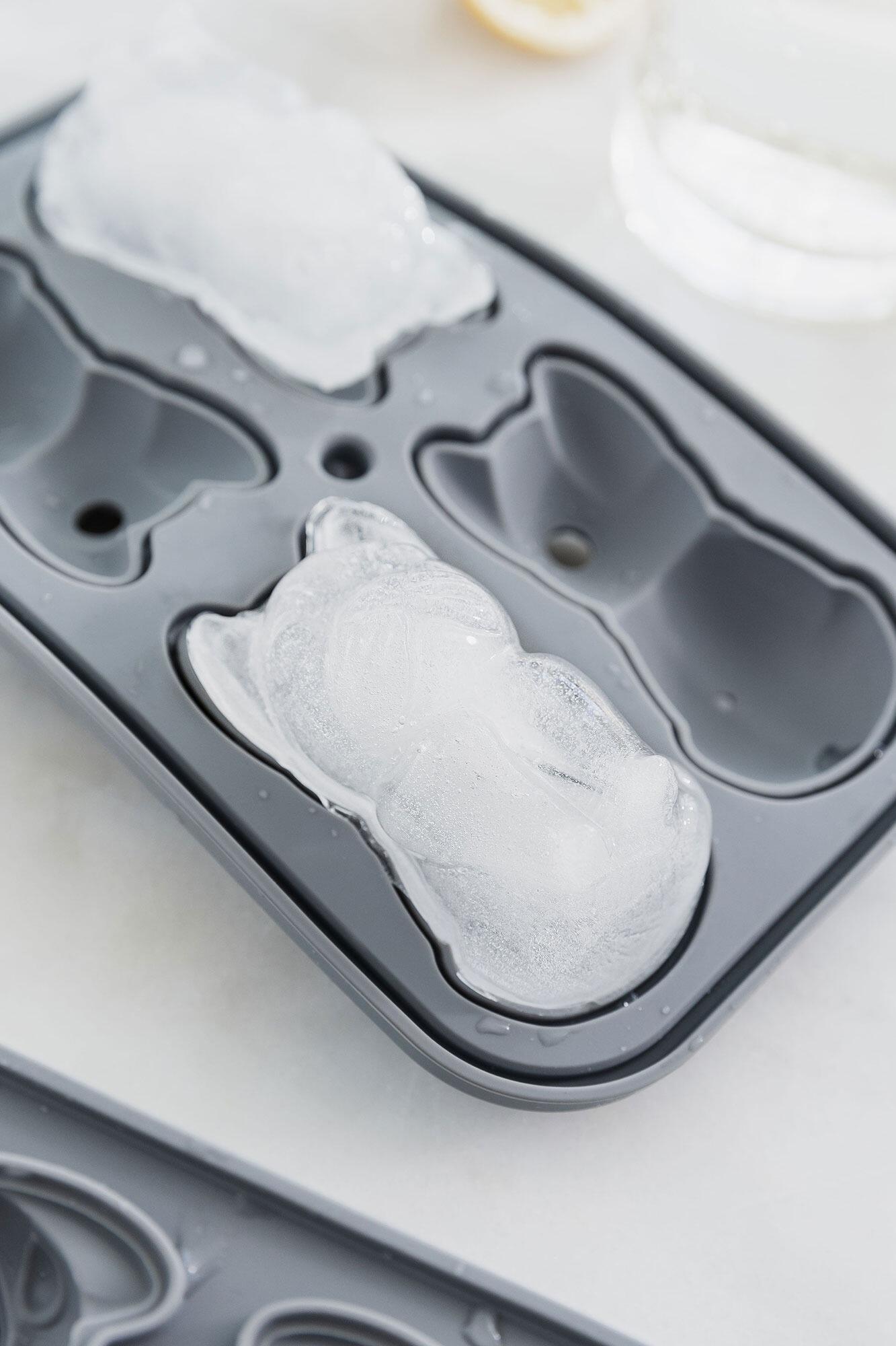 Frenchie Dog Ice Mould Grey
