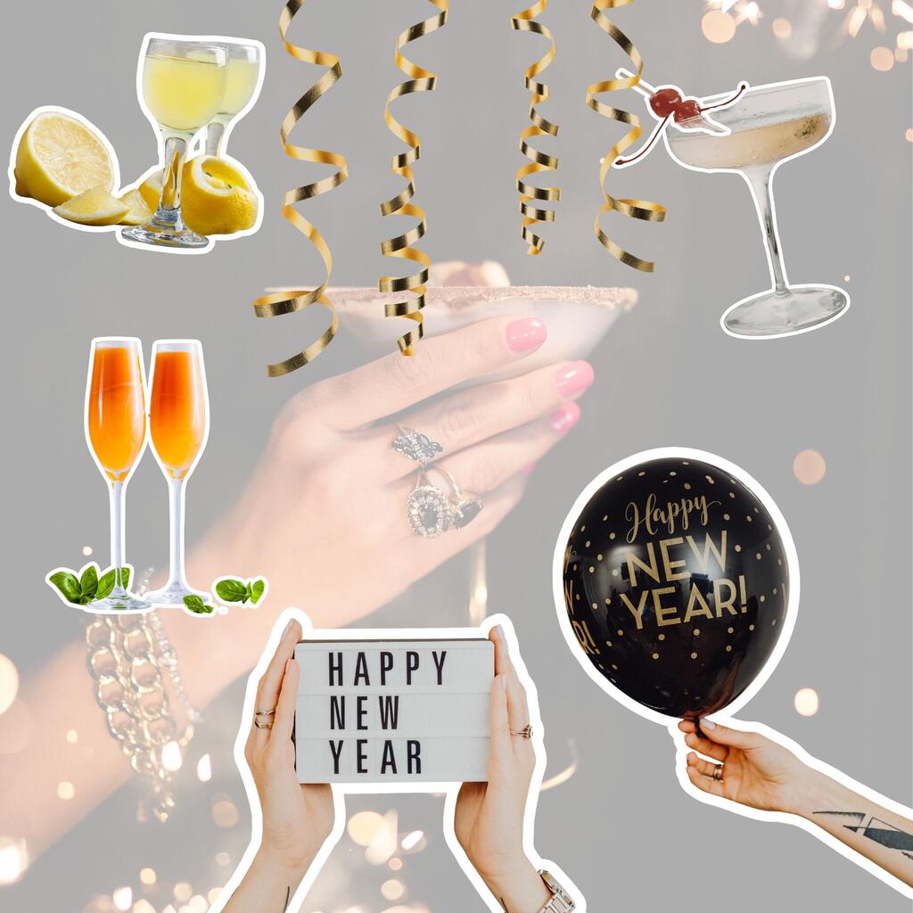 New Year's Eve Party Cocktail Menu Ideas