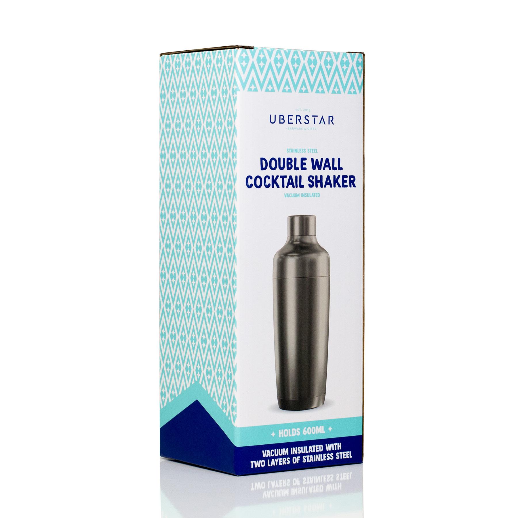 UBERSTAR Double Wall Cocktail Shaker
