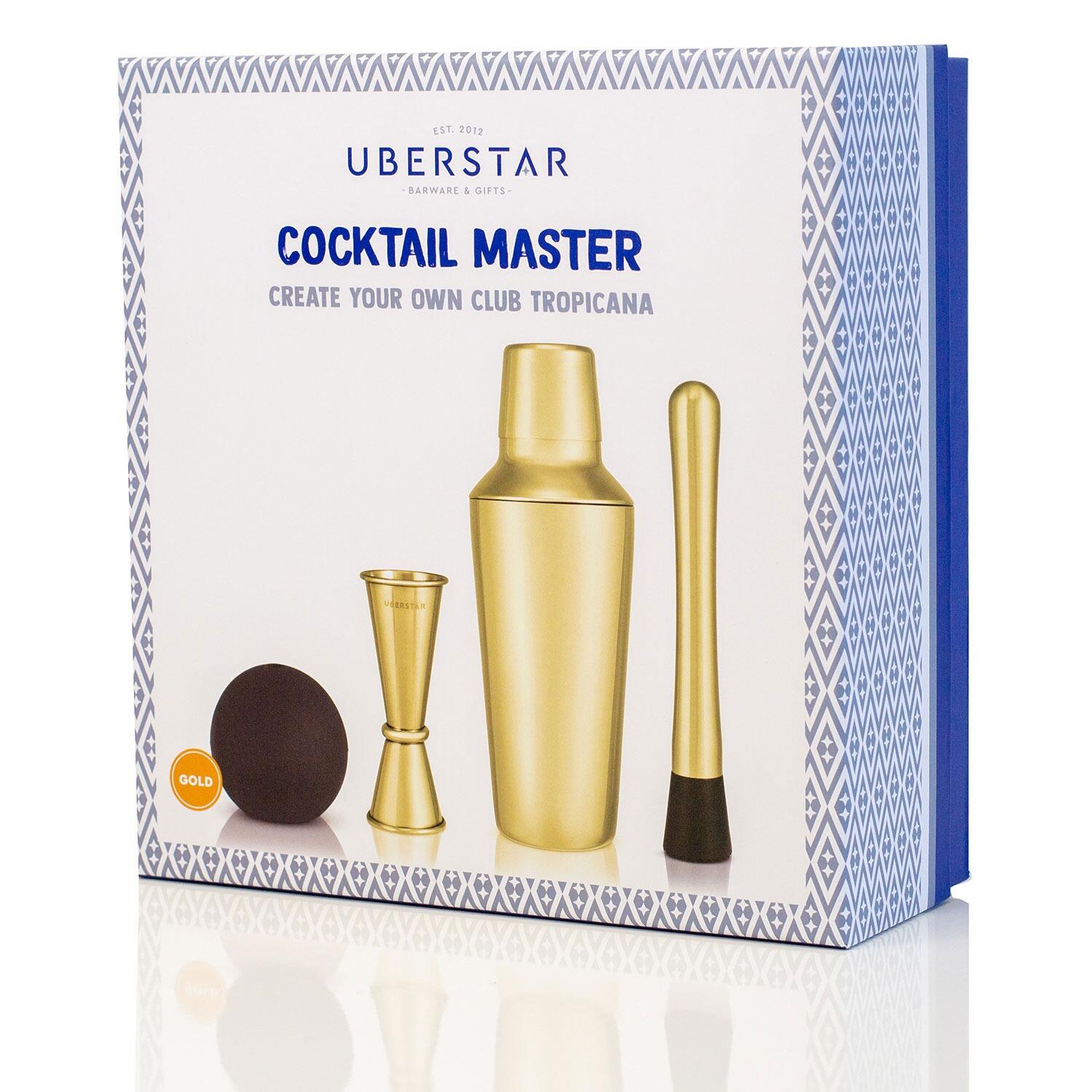 UBERSTAR Cocktail Master Gift Set - Gold