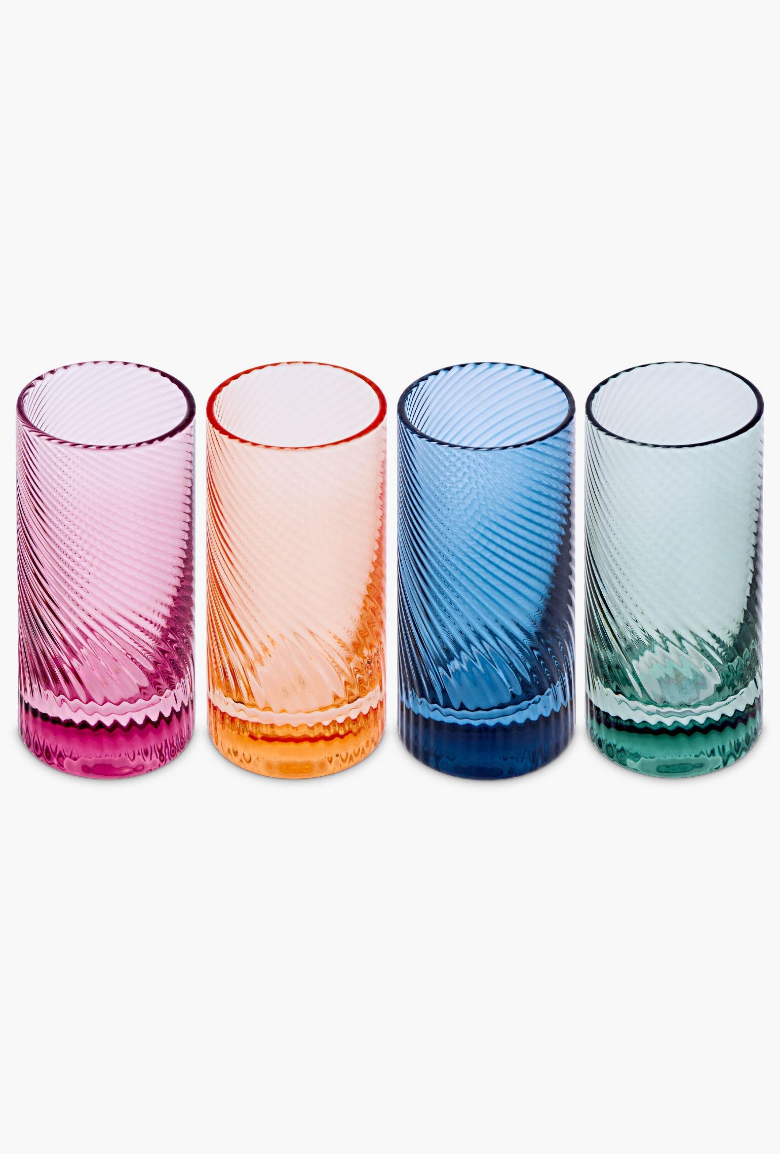 Glass Shot Glasses Coloured Uberstar