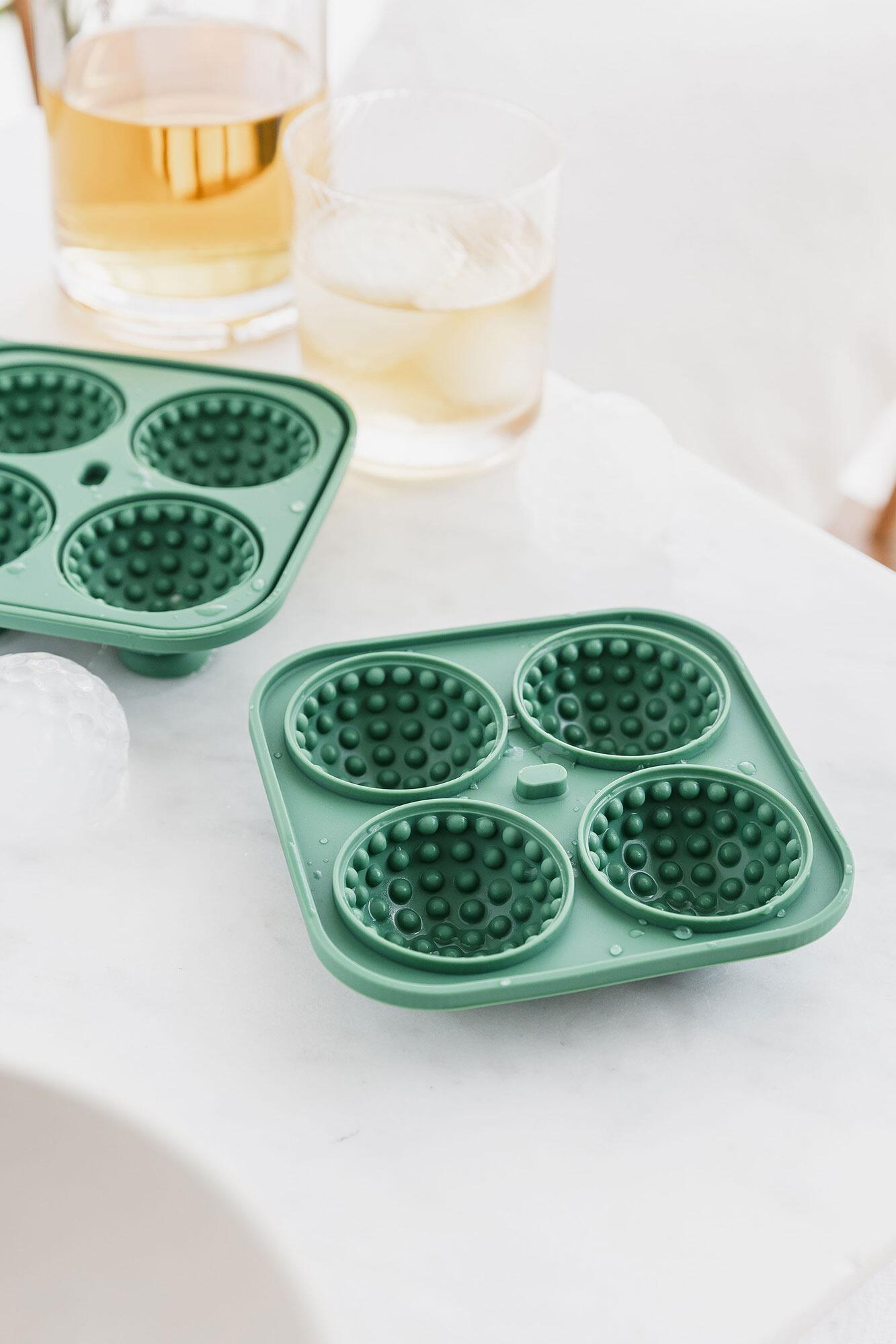 Golf Ice Cube Tray Green