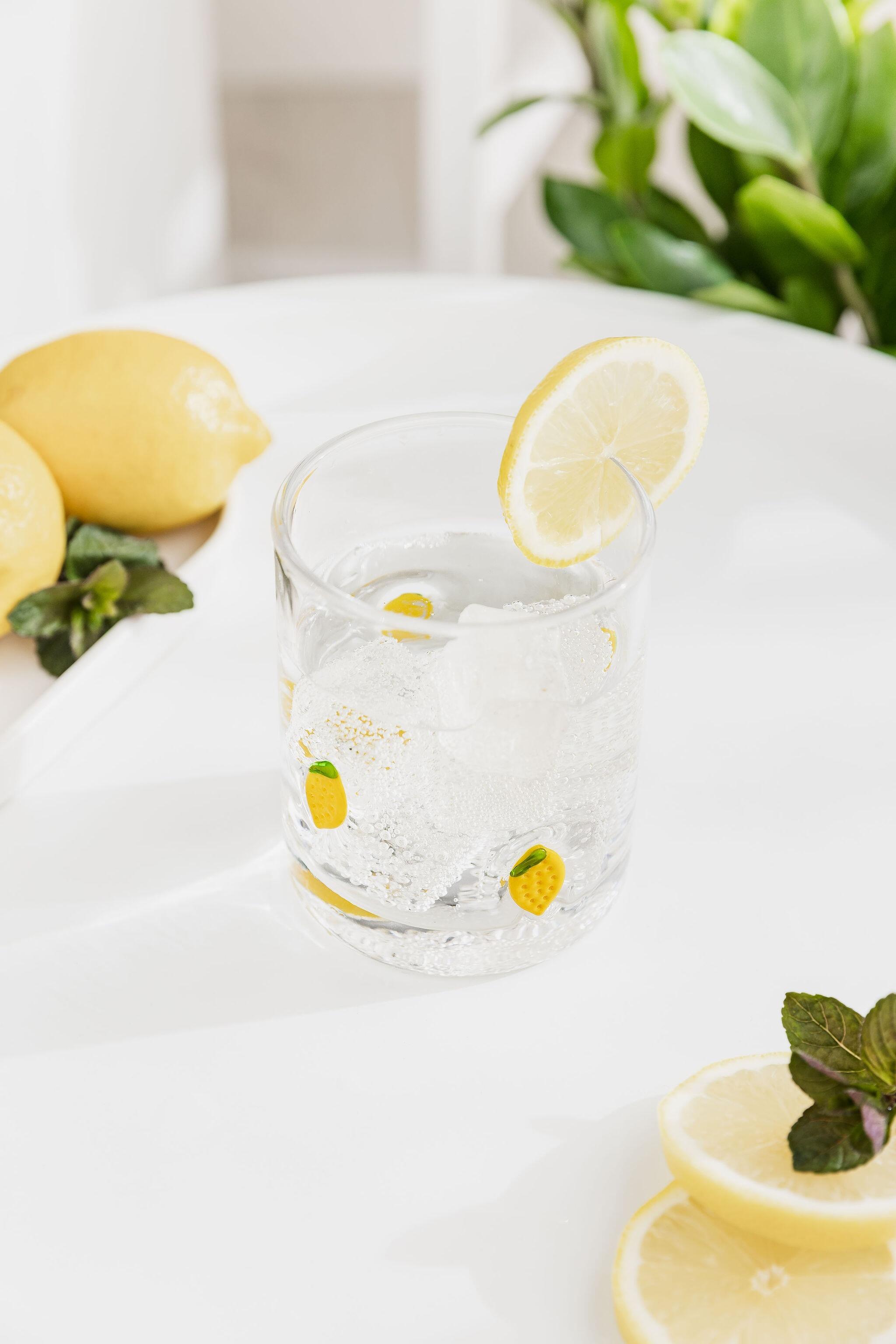 Lemon Glassware Fruit