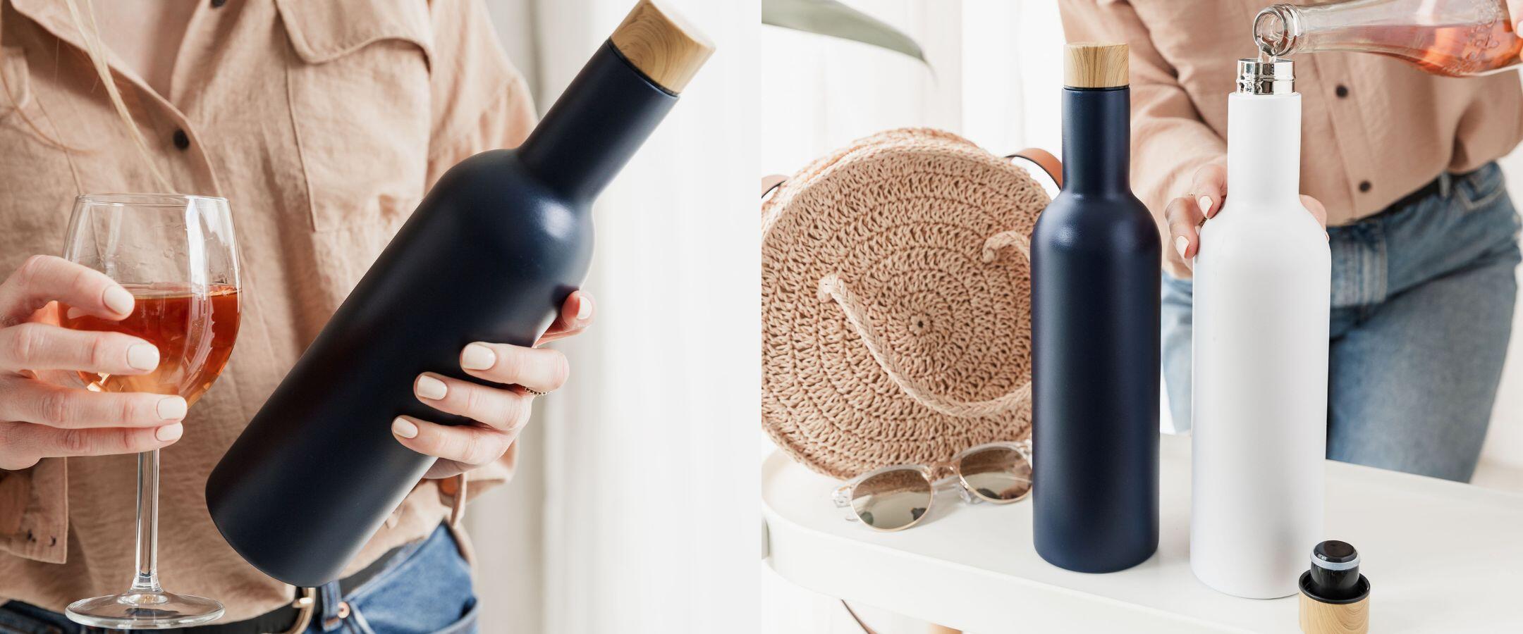 insulated wine bottles and flasks