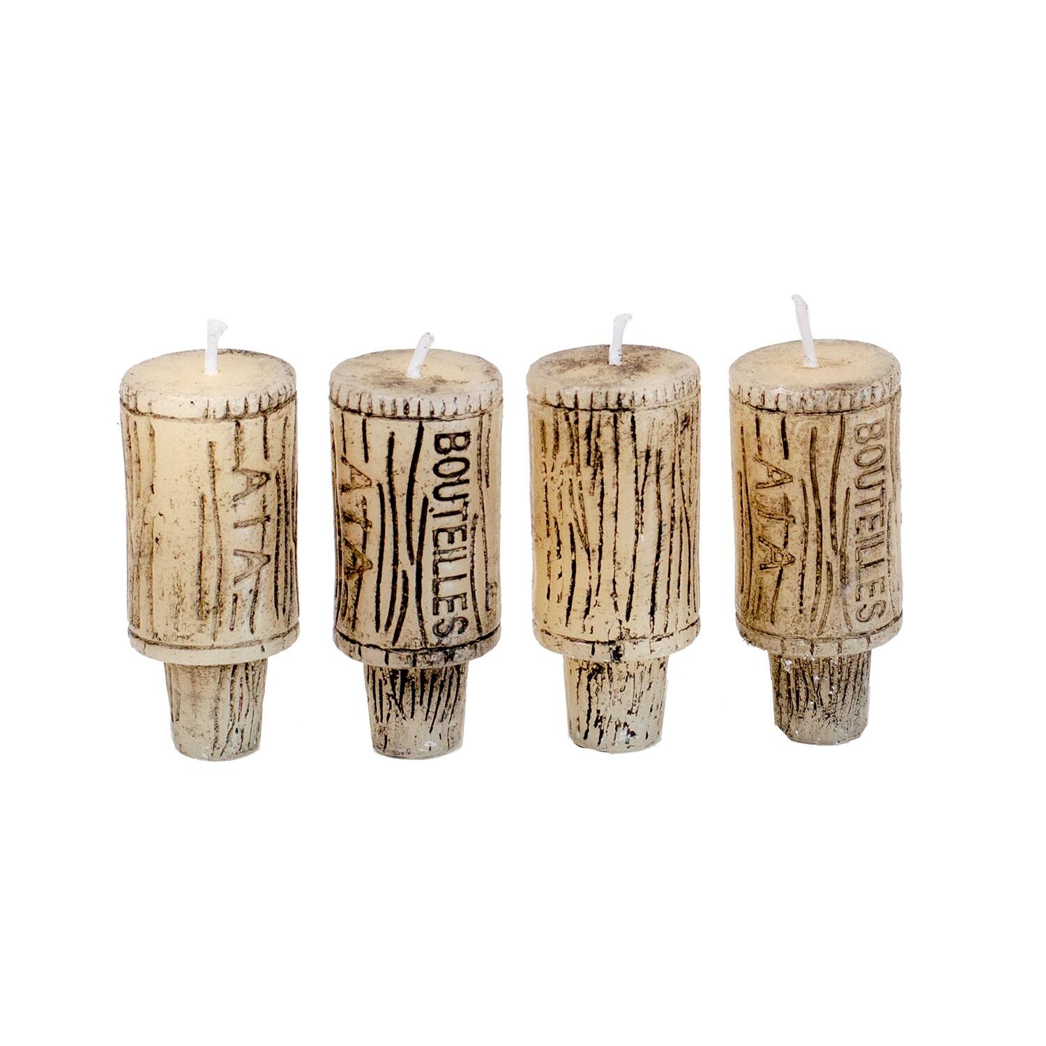 UBERSTAR Wine Candles (set of 4) - Only £11.99