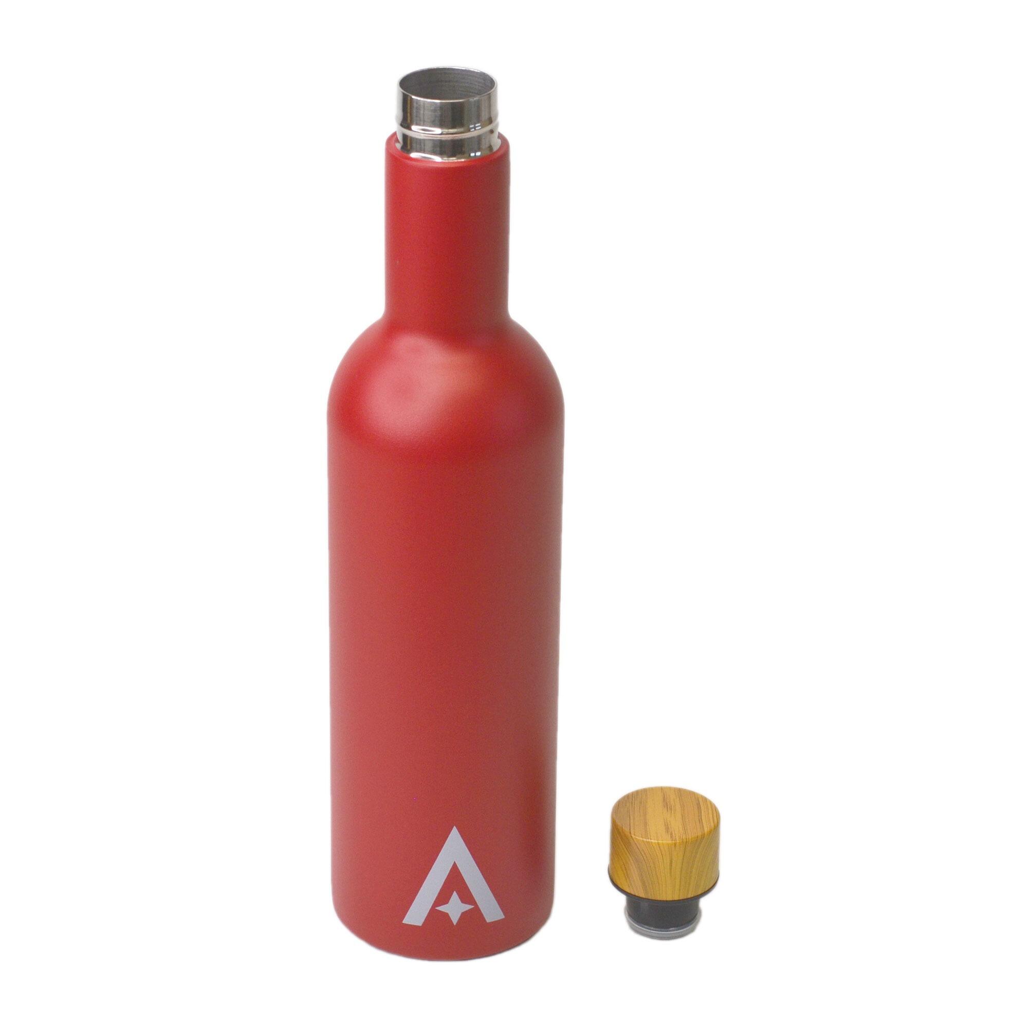 UBERSTAR Insulated Travel Wine Bottle (750ml Red)