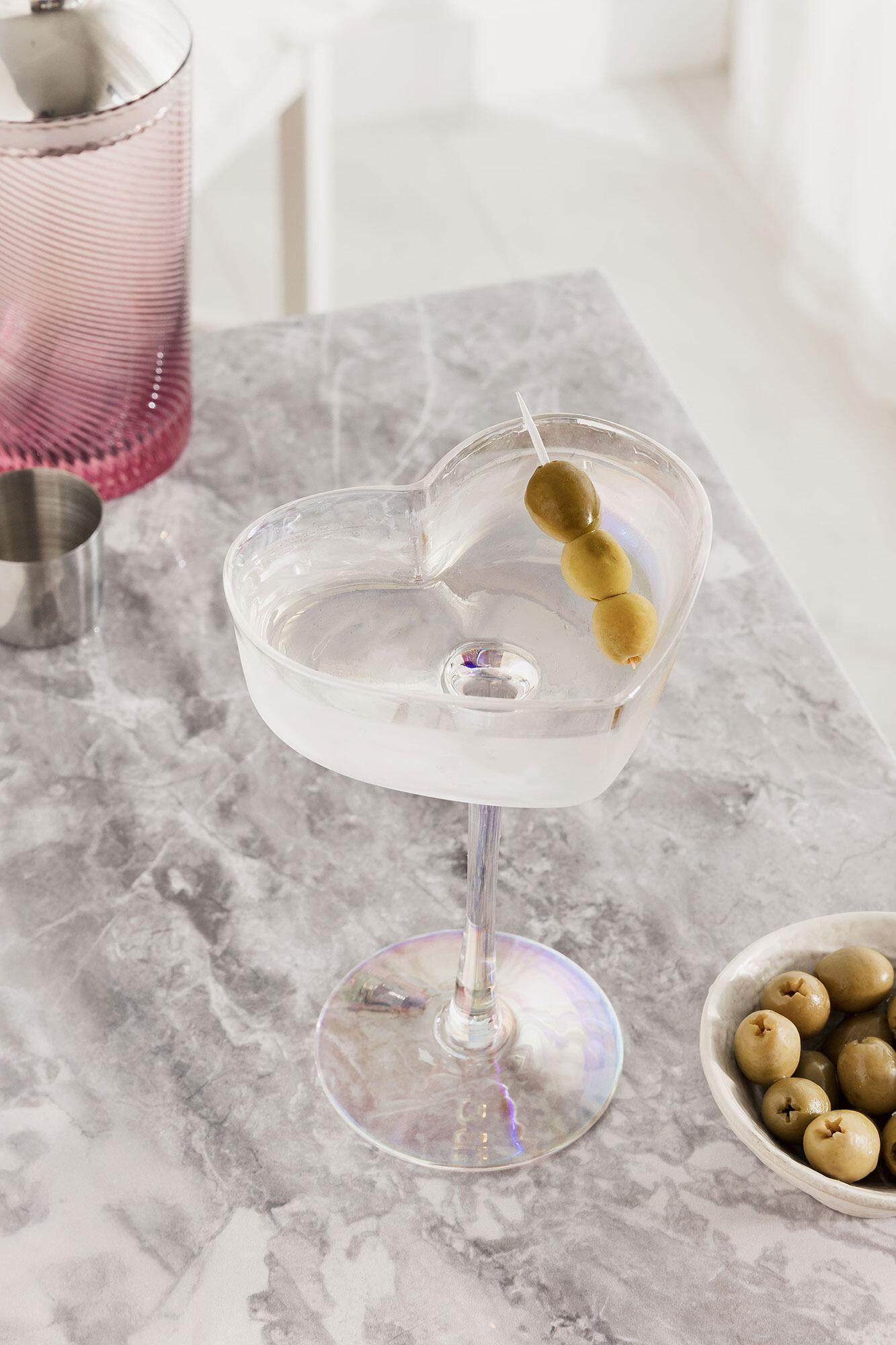 Heart Shaped Champagne Saucers