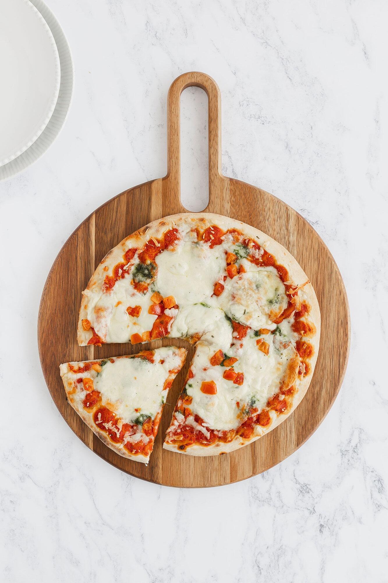 Wood Pizza Cutting Gift Set
