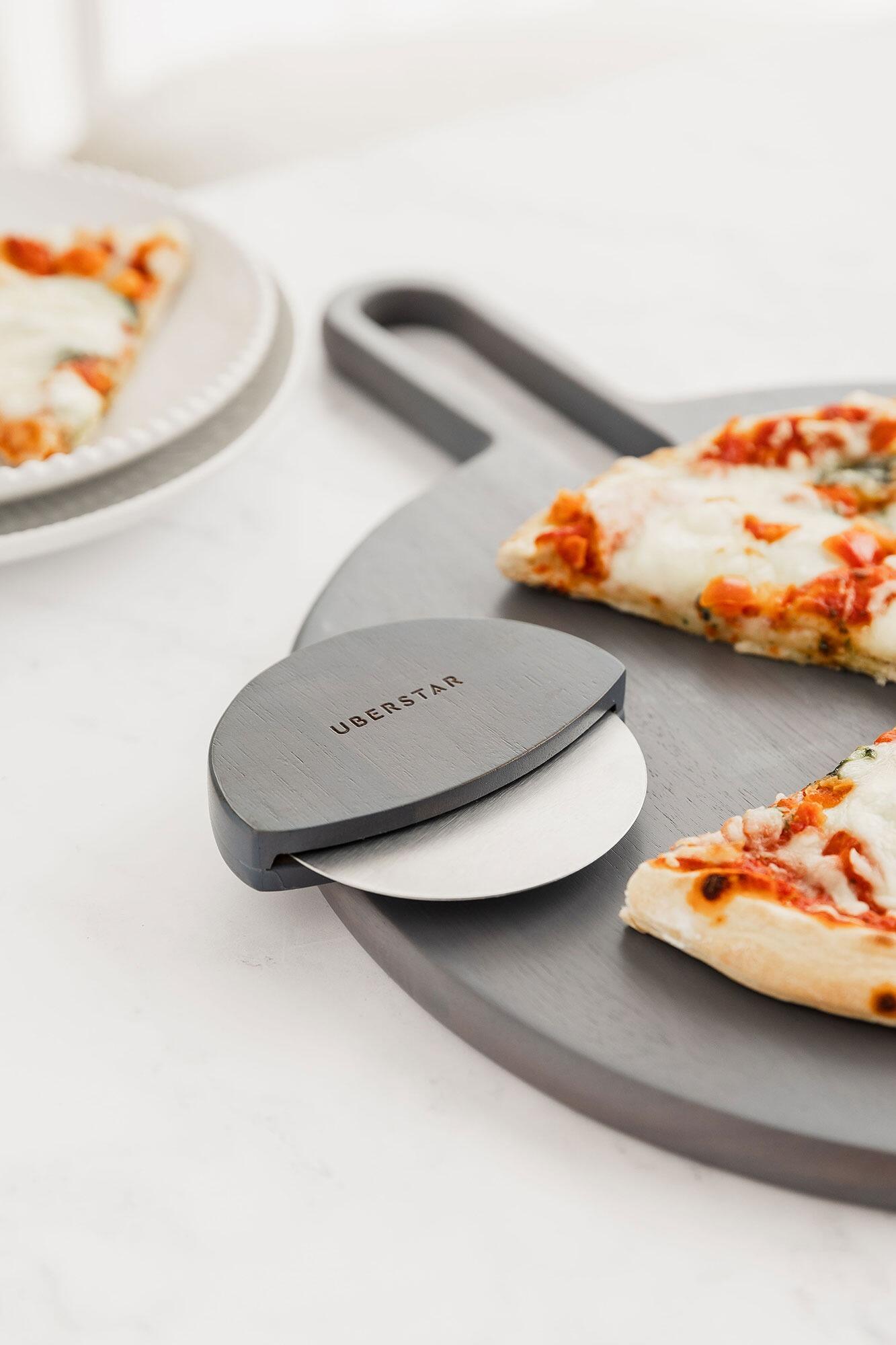 Stainless Steel Pizza Cutter Wheel Grey