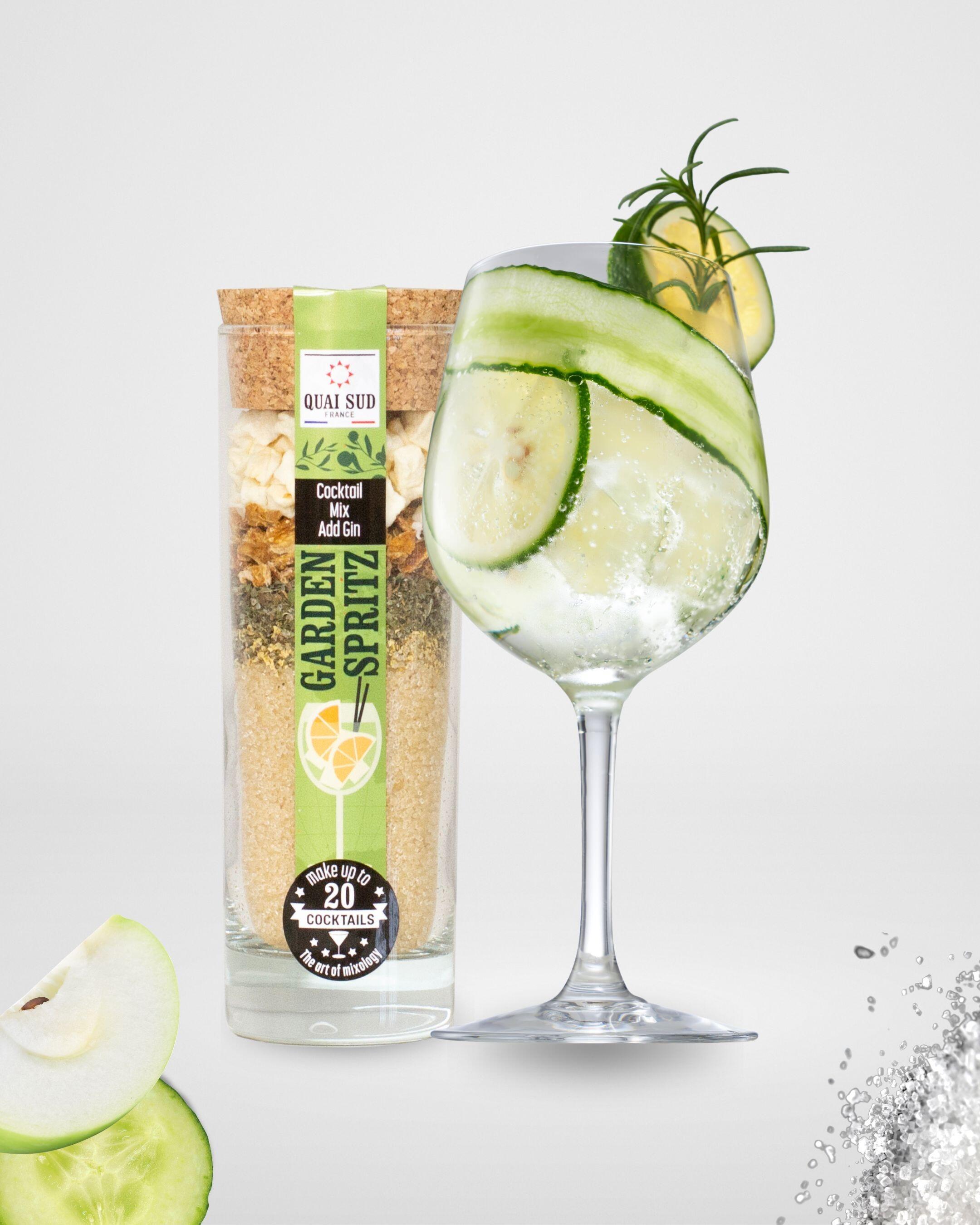 Garden Spritz Cucumber Gin Cocktail