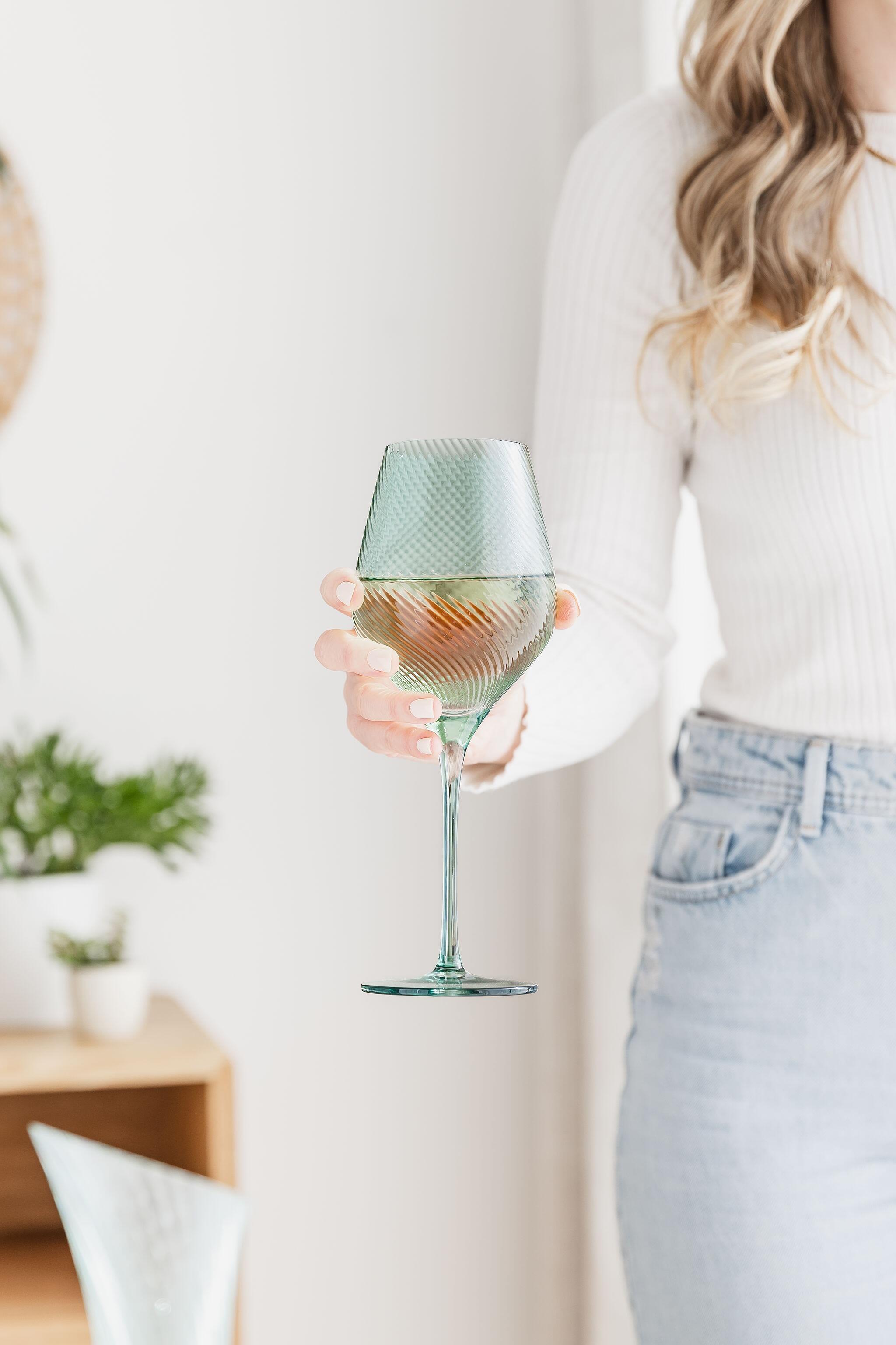 Unique Wine Glasses Gift Set Uberstar