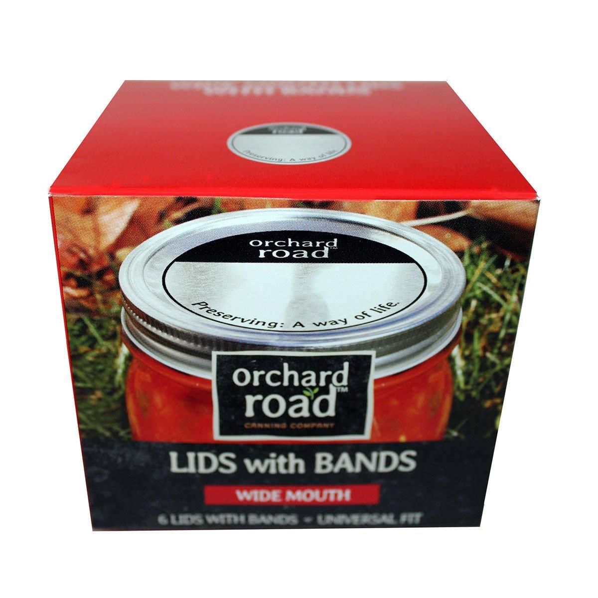 Orchard Road Wide Mouth Lids and Bands