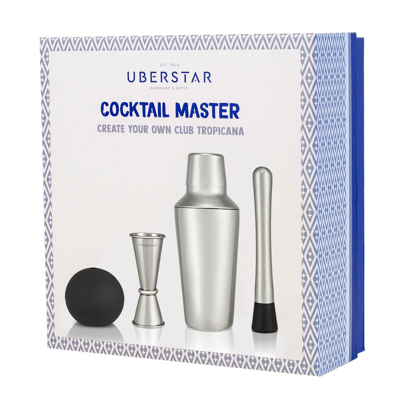 Cocktail Master Gift Set - Silver