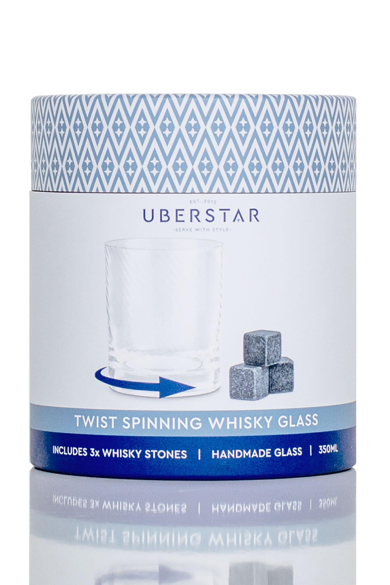 Uberstar Spinning Whisky Glass Set