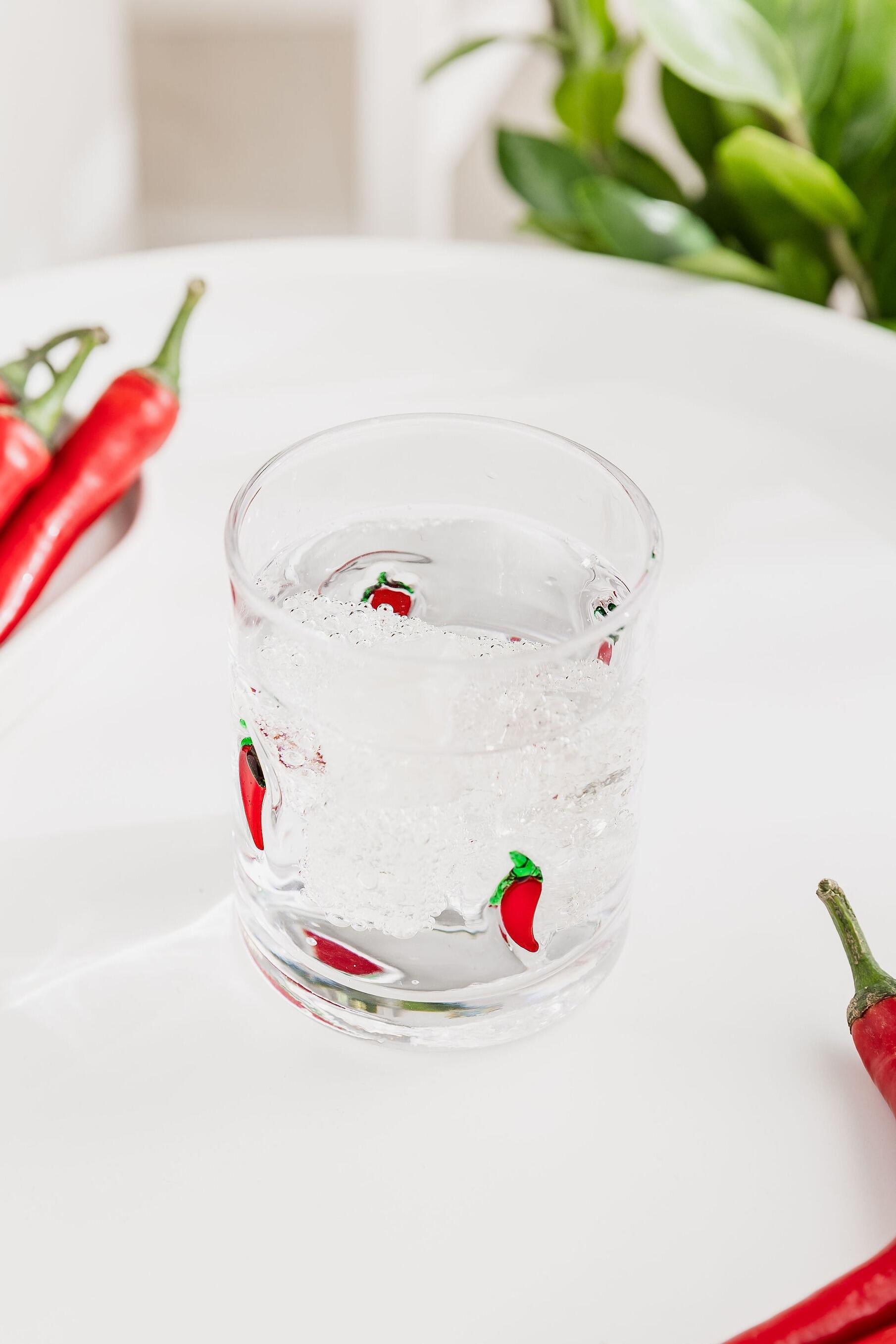 Chilli Glass Charm Tumbler