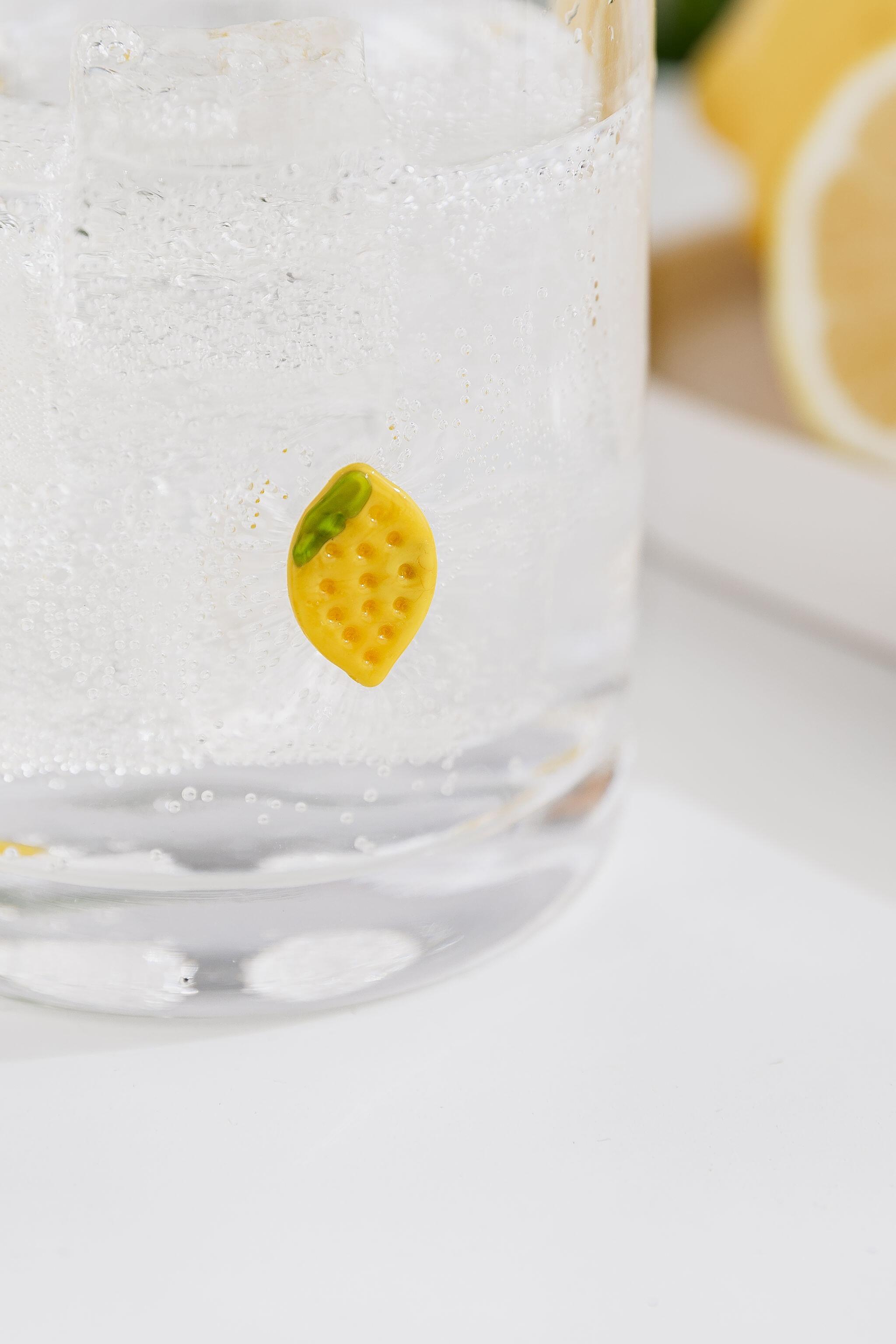 Lemon Icon Glass