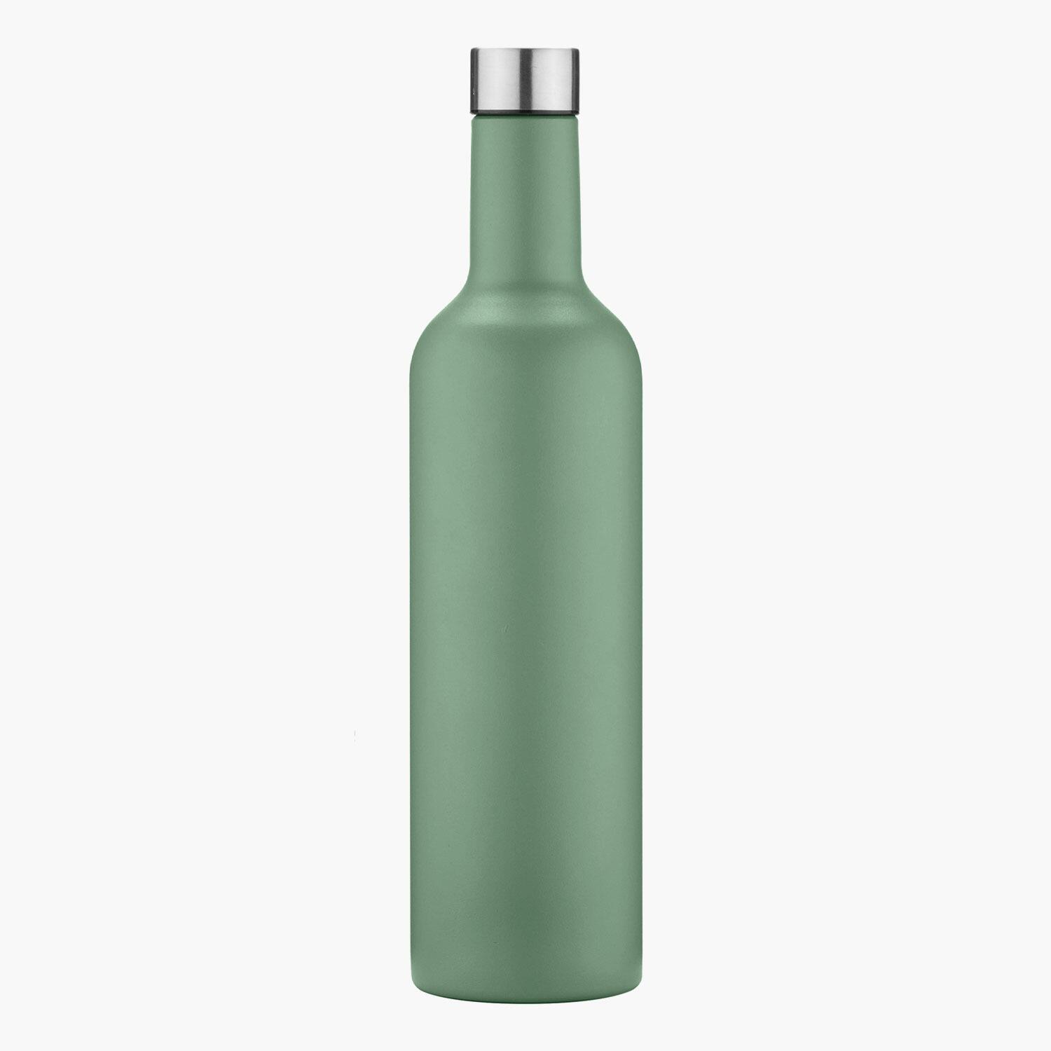 Insulated Travel Wine Bottle Green