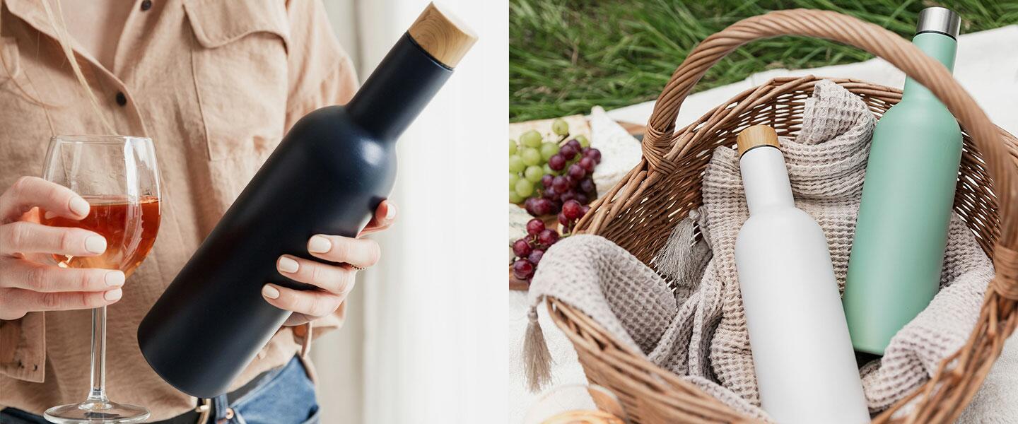 Vinnie Travel Wine Bottle