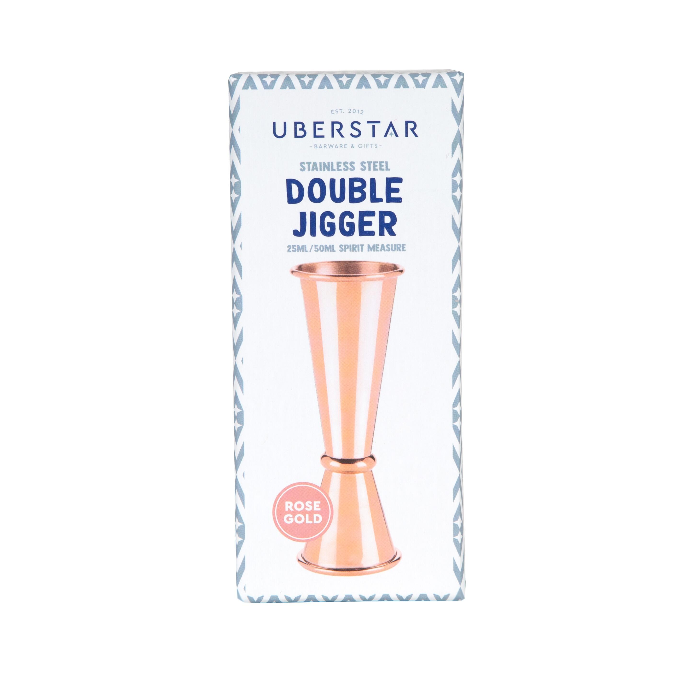 Rose Gold Double Jigger Spirit Measure