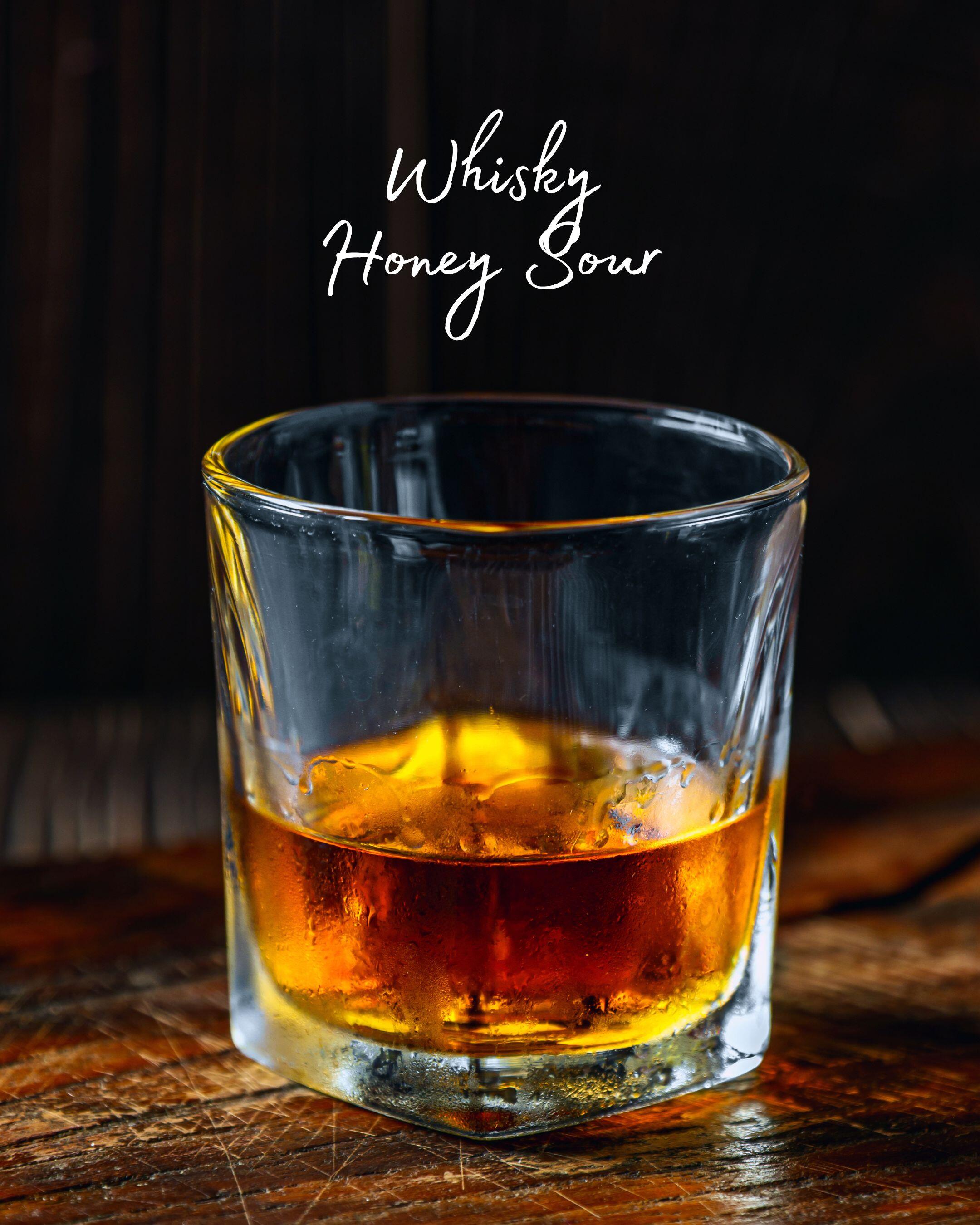 Honey Whisky Sour Winter Cocktail Recipe