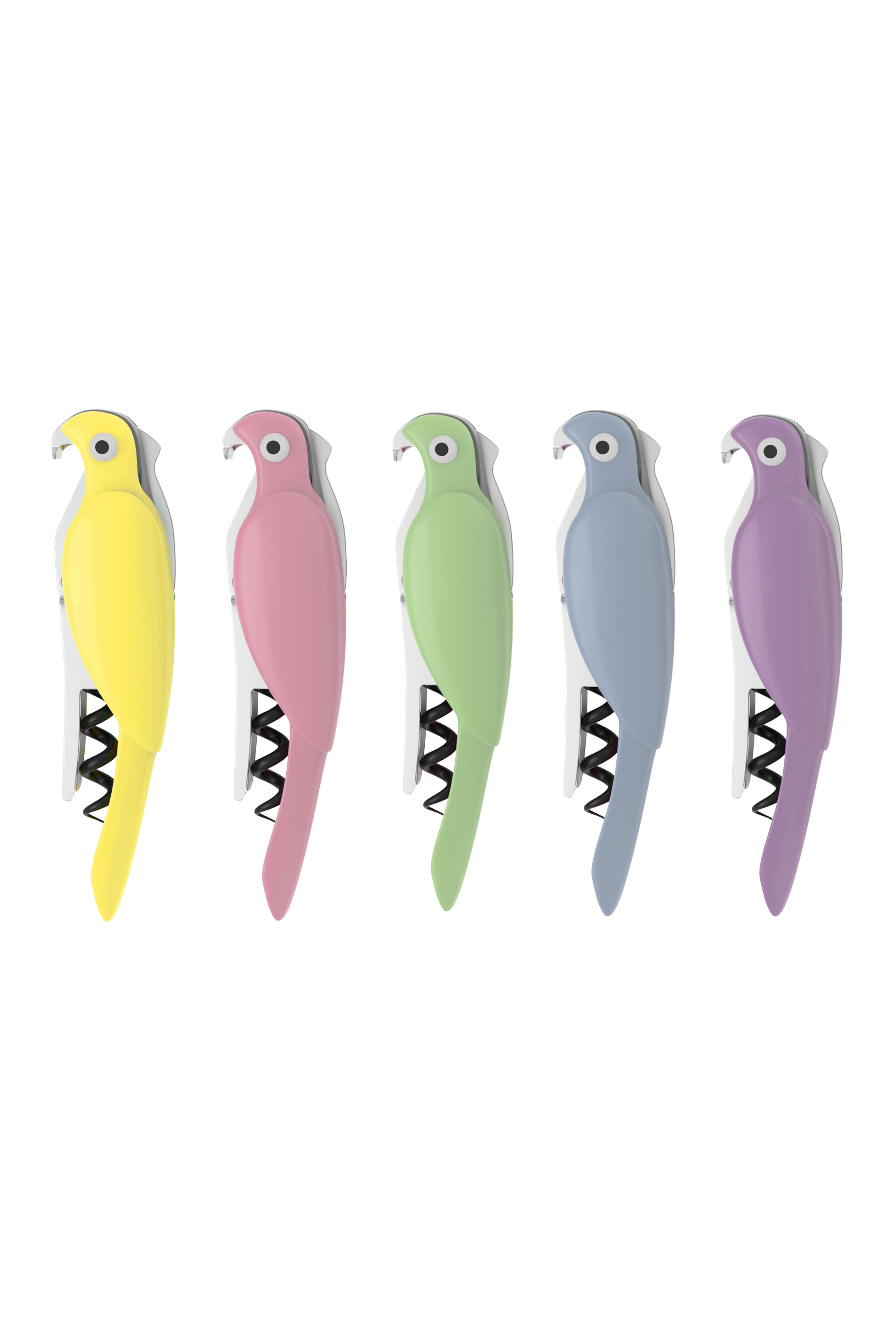 Uberstar budgie bottle opener colours
