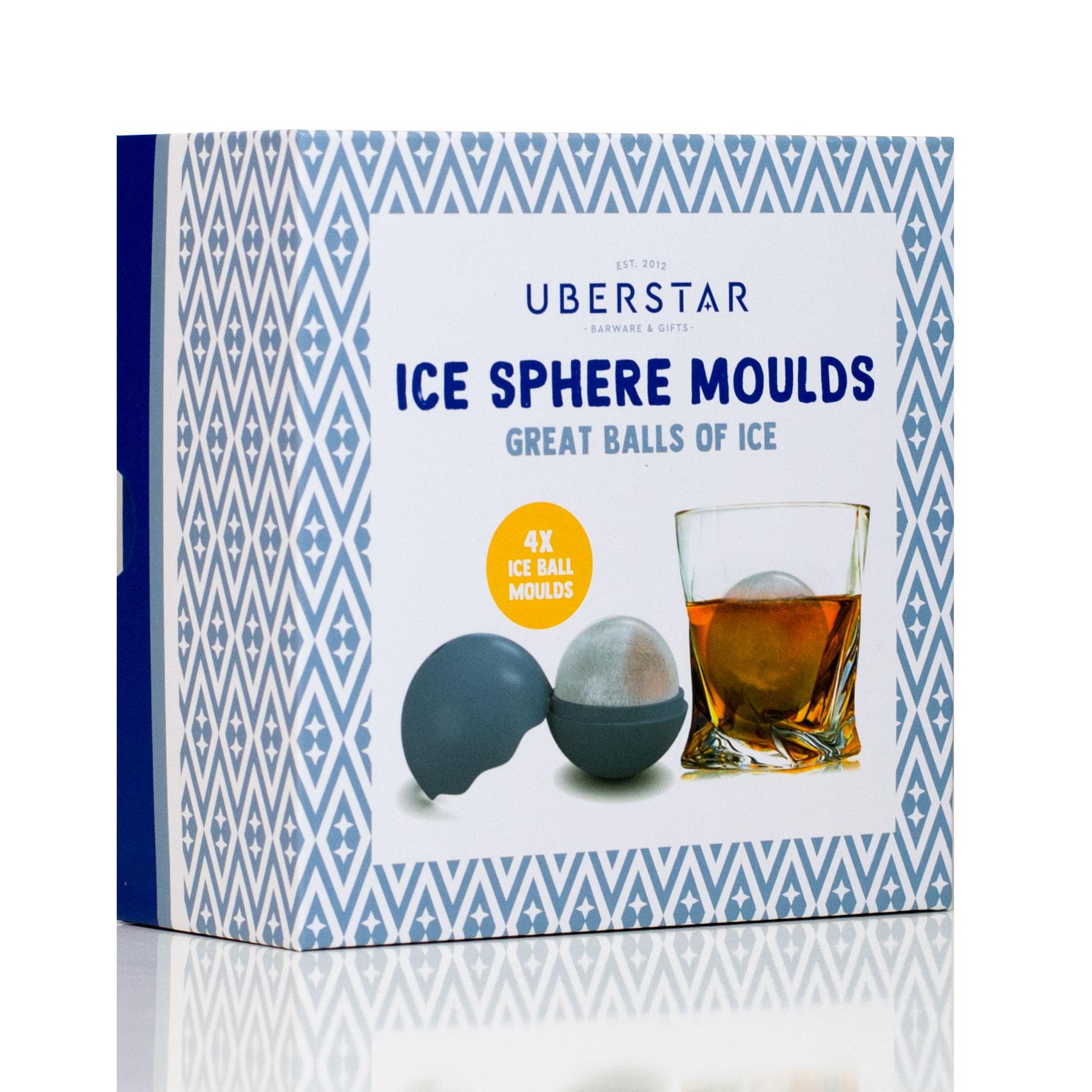UBERSTAR Ice Sphere Moulds - Blue