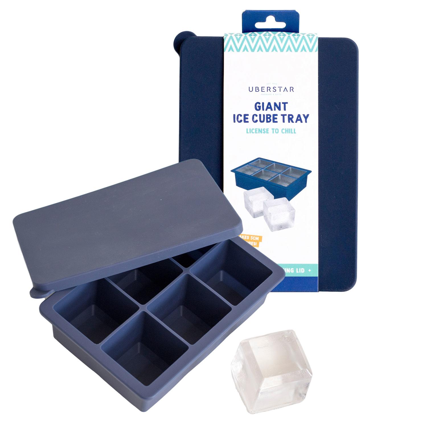 Uberstar Giant Silicone Ice Cube Tray and Lid - Only £8.99
